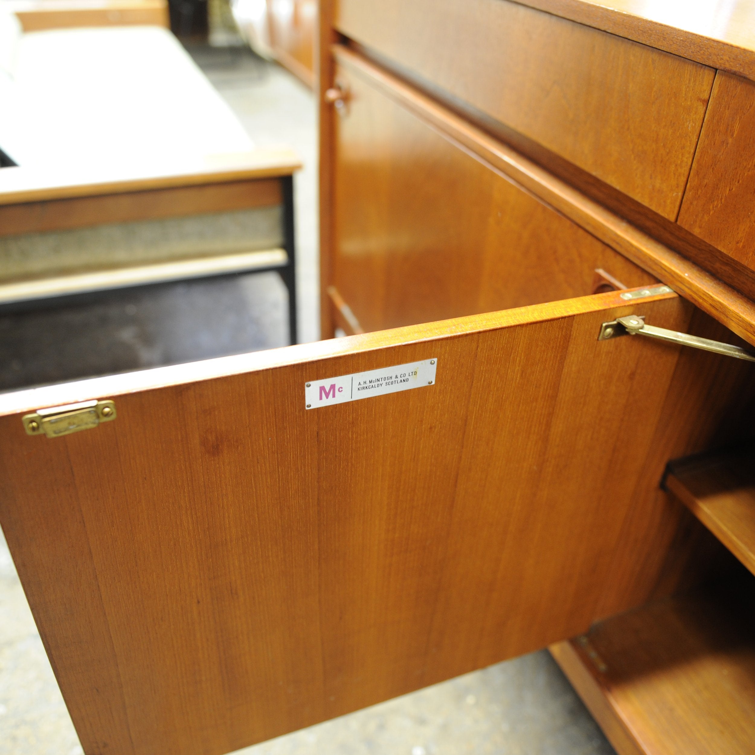 Mid-Century Teak Sideboard/ Credenza by McIntosh, 1960s