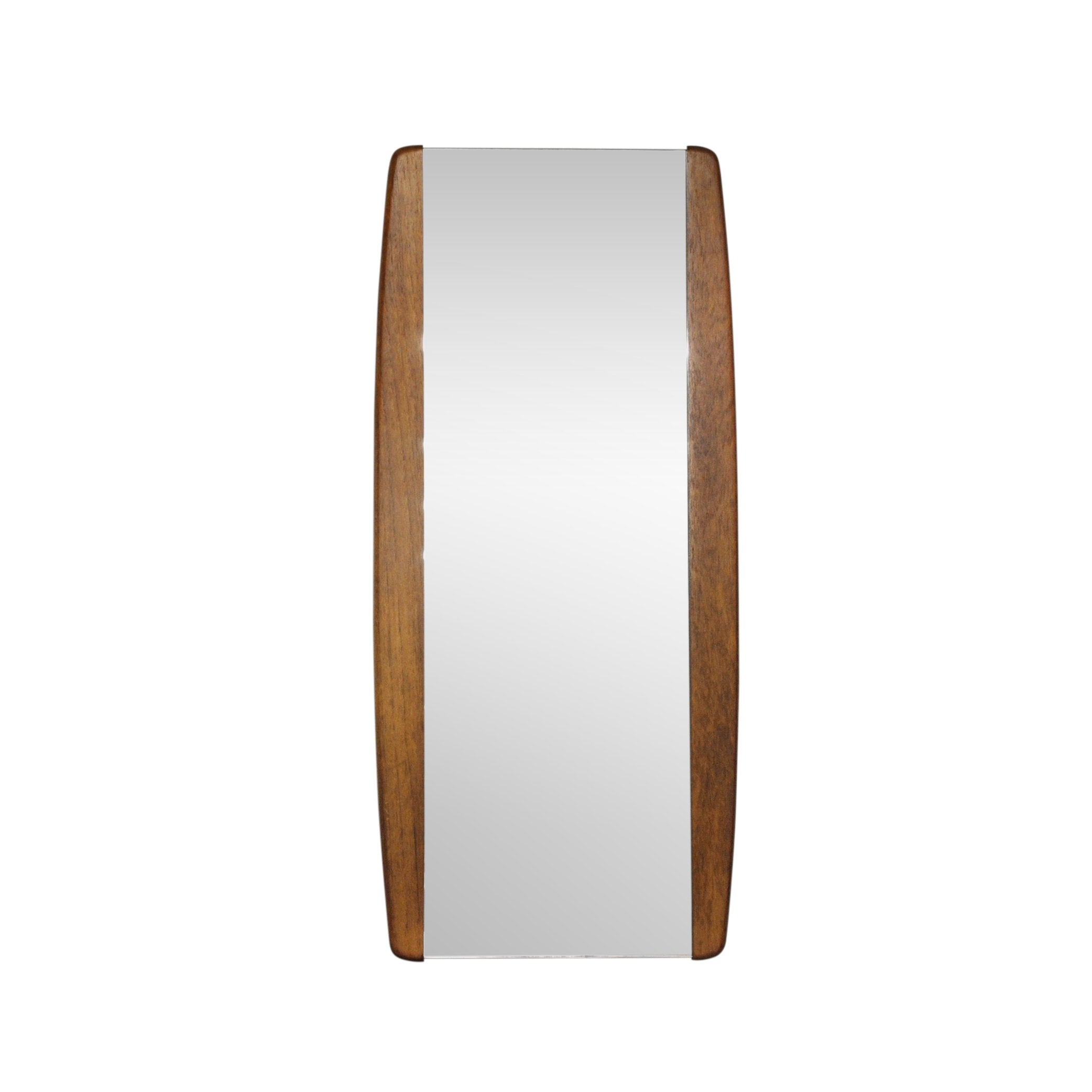 Vintage Rectangular Teak Wall Mirror, 1960s