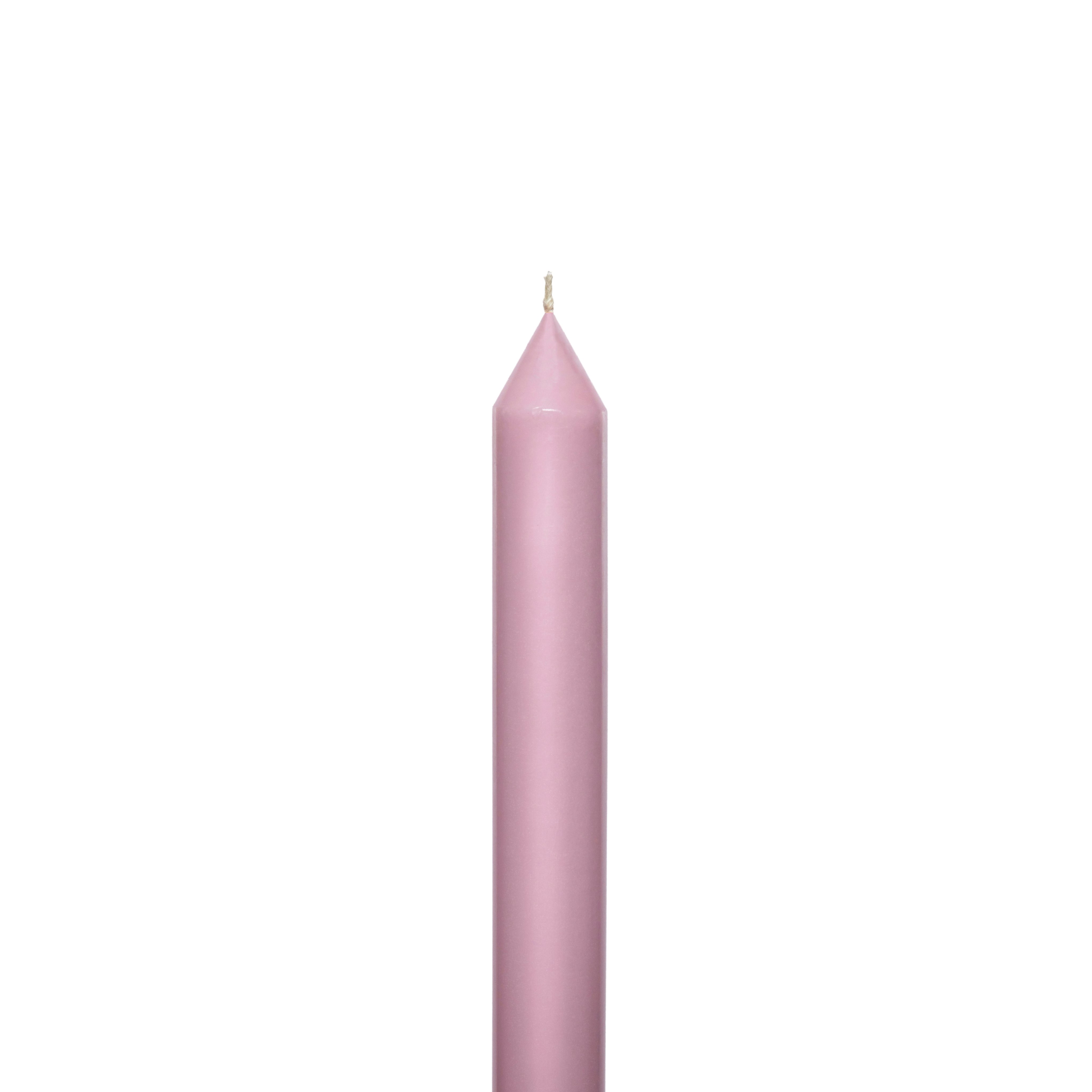 Dusty Lilac Tapered Candle Pair
