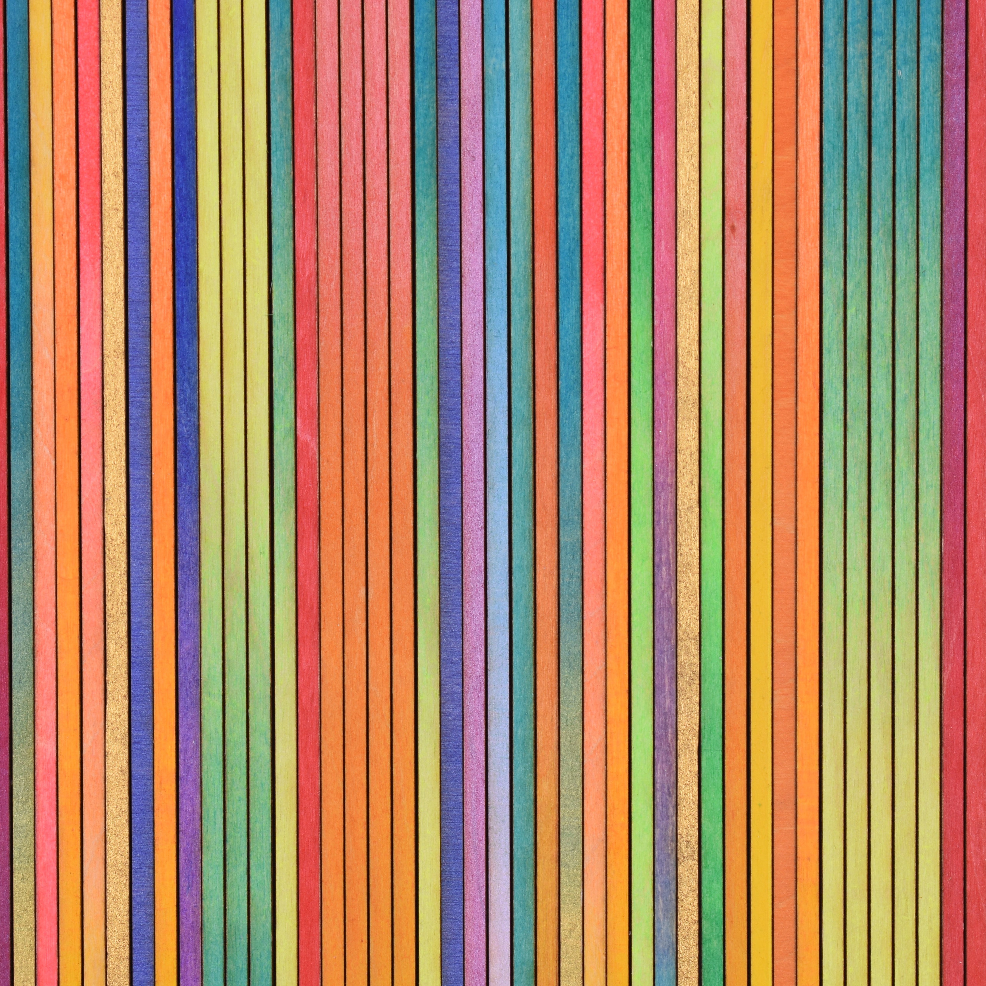 Irregular Narrow Stripe Colour Study Painting