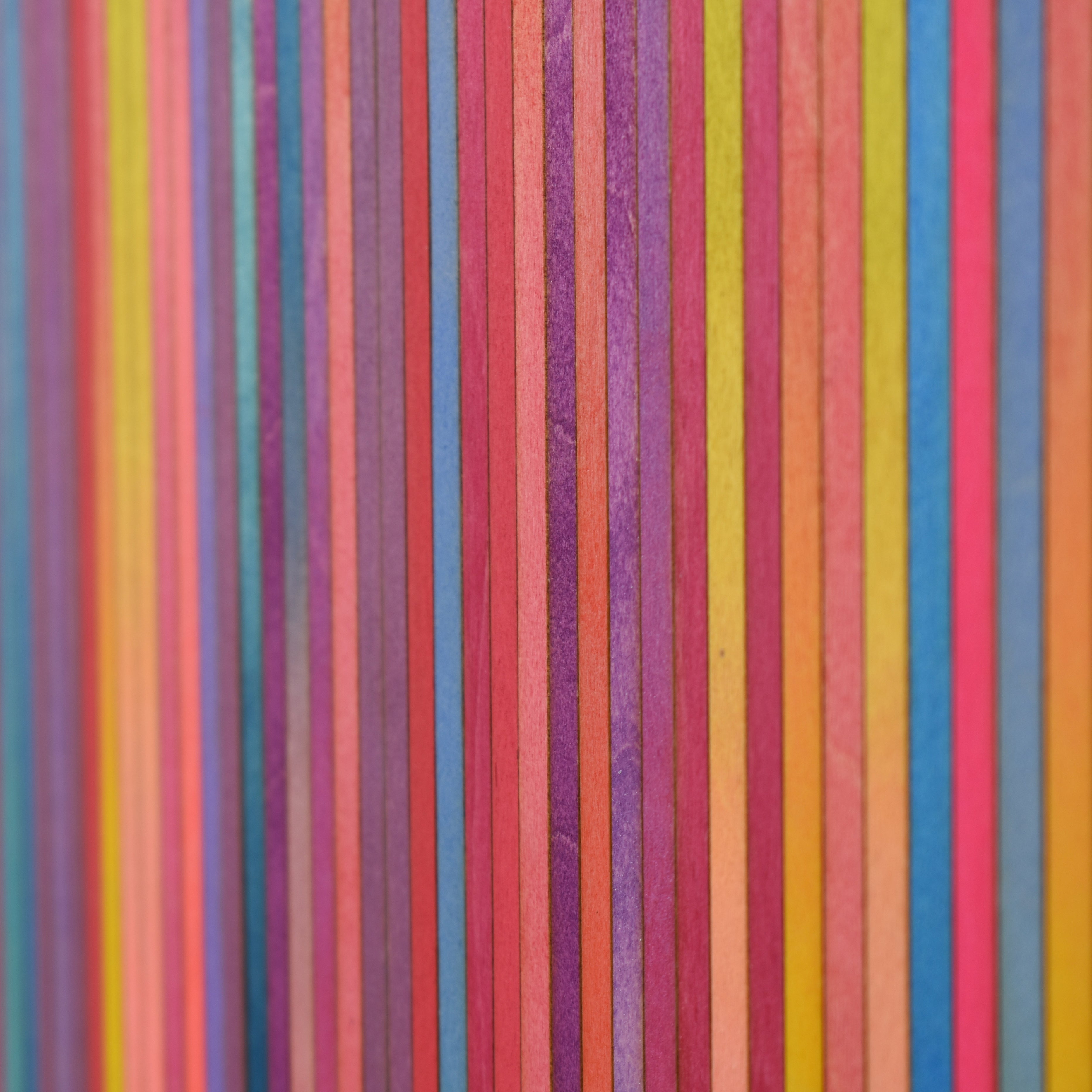 Irregular Bright Stripe Colour Study Painting