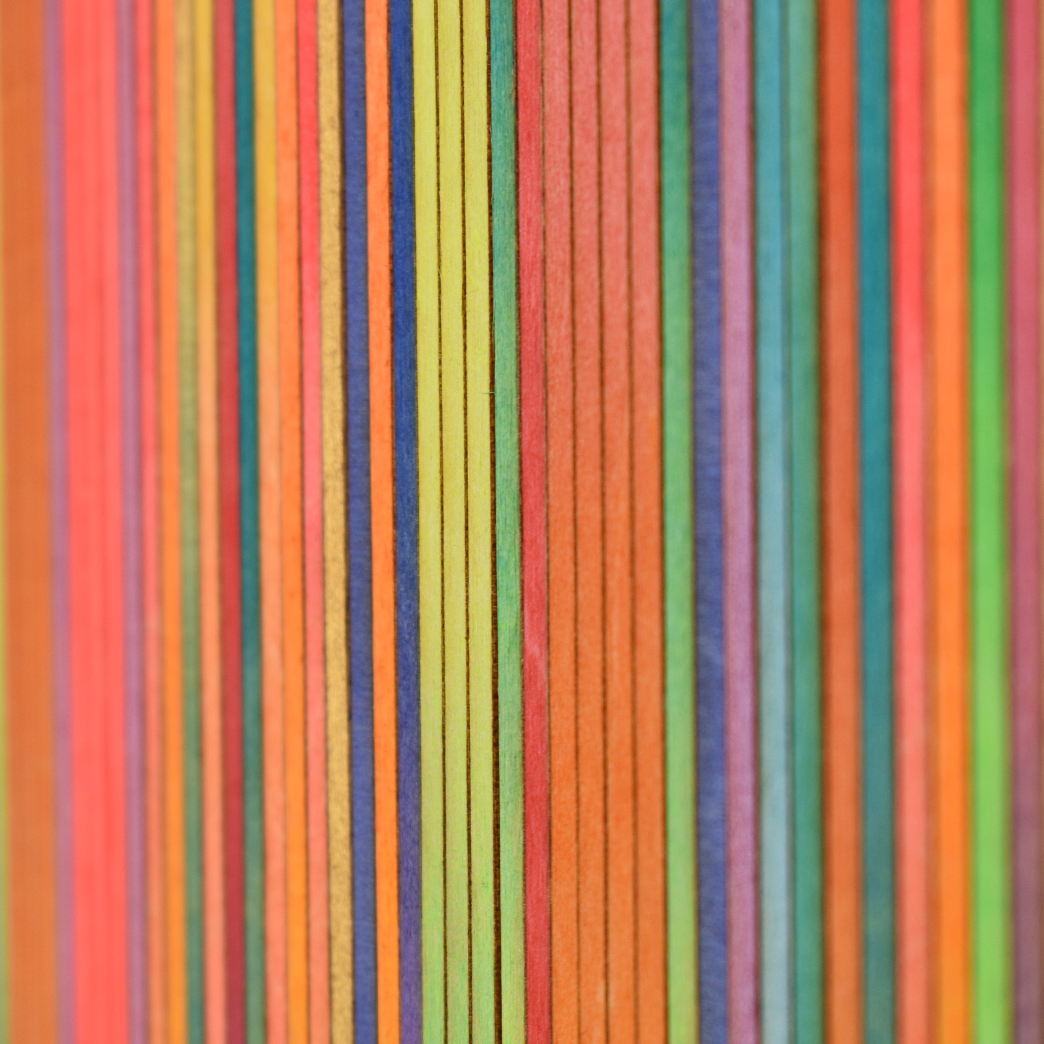 Irregular Narrow Stripe Colour Study Painting