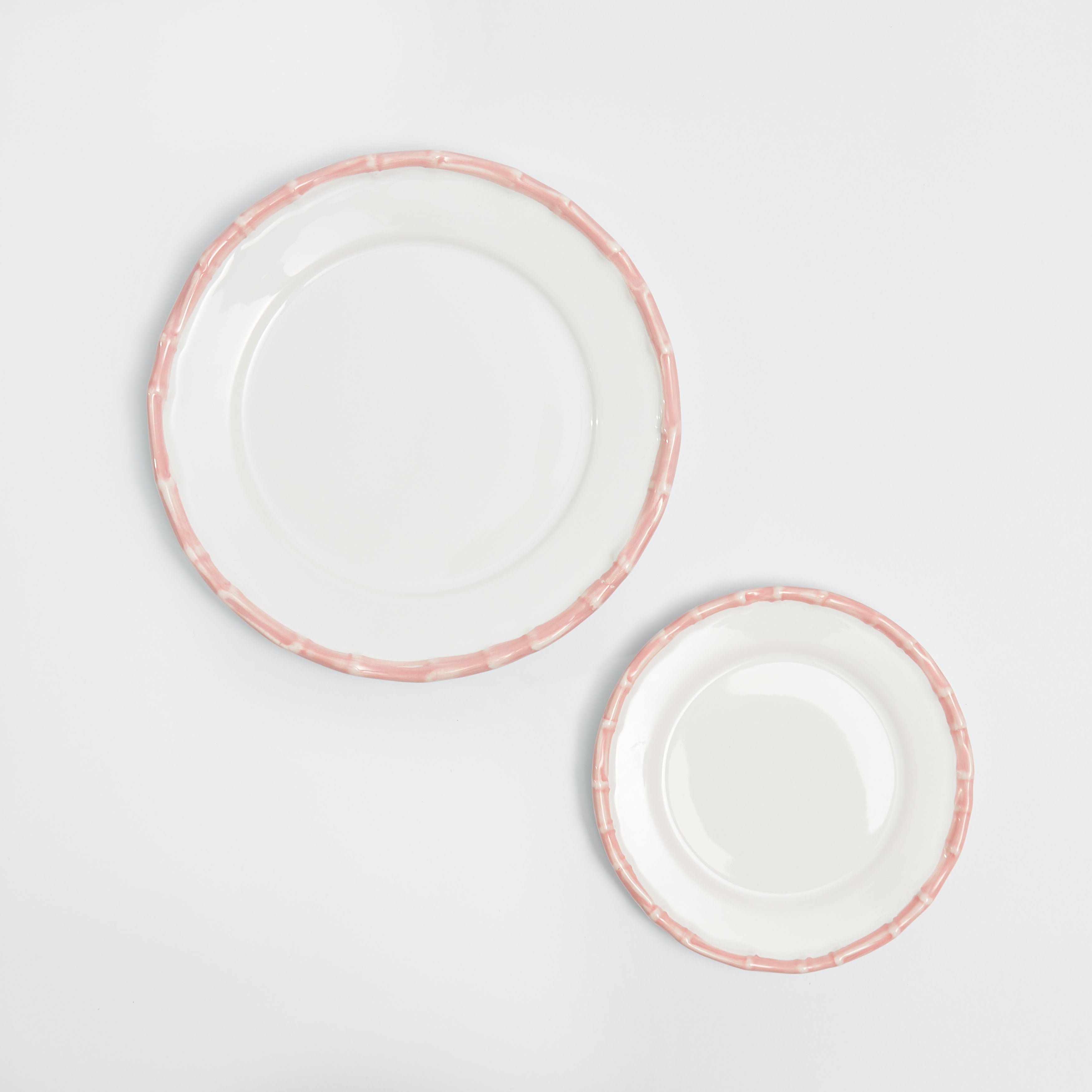 Small Pink Bamboo Side Plate (1 Piece)