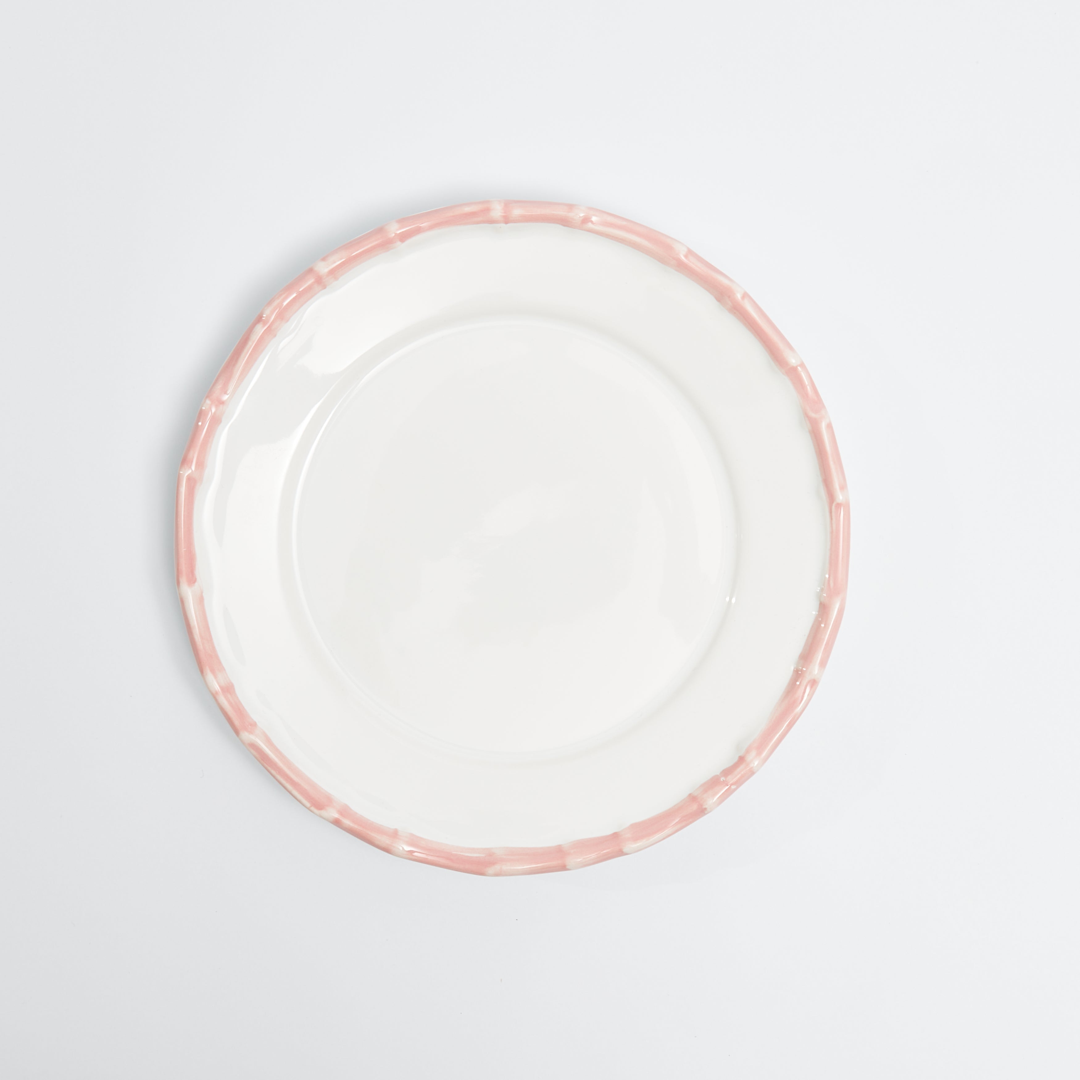 Small Pink Bamboo Side Plate (1 Piece)