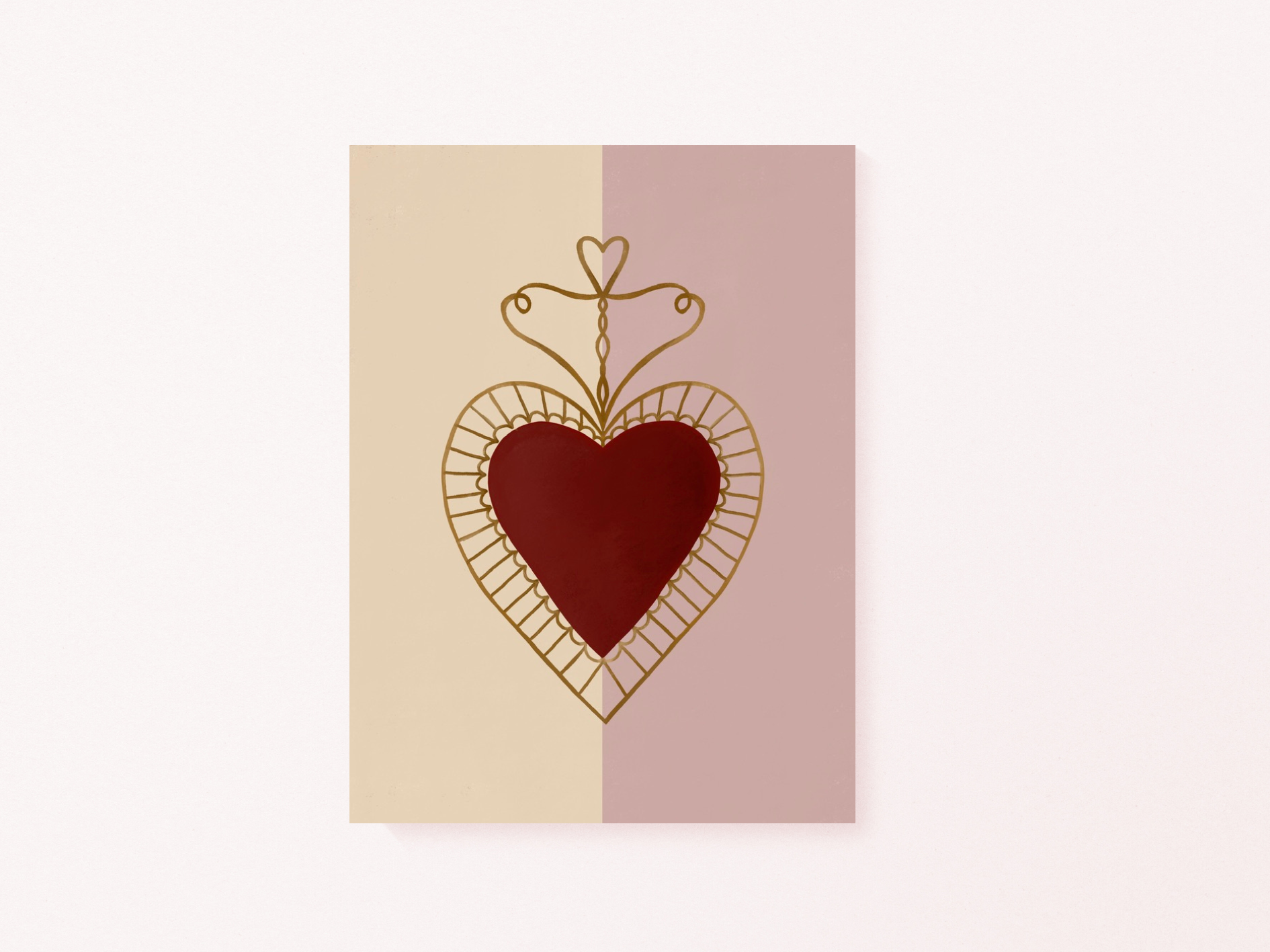 Love Heart Art Print