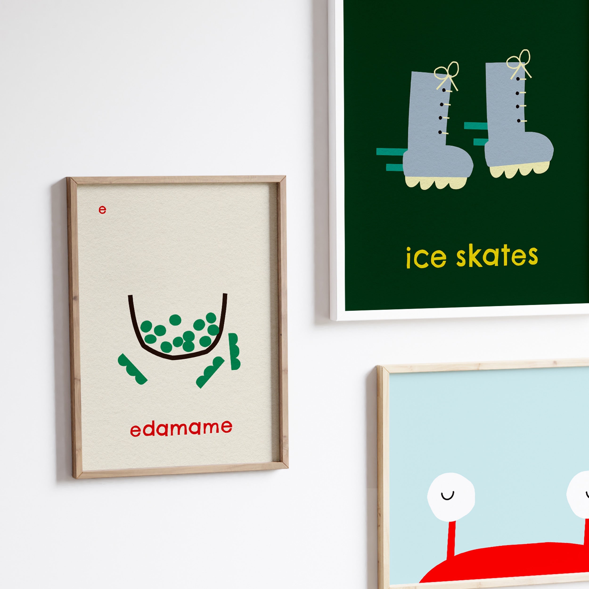 E for Edamame | Giclée Fine Art Print