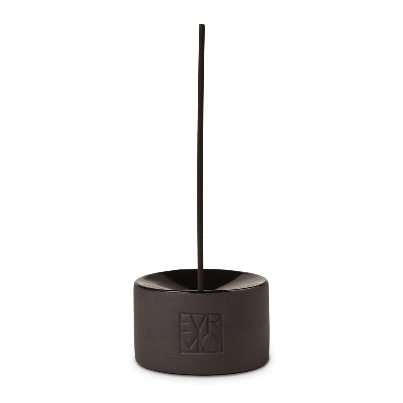 Black Clay Incense Holder
