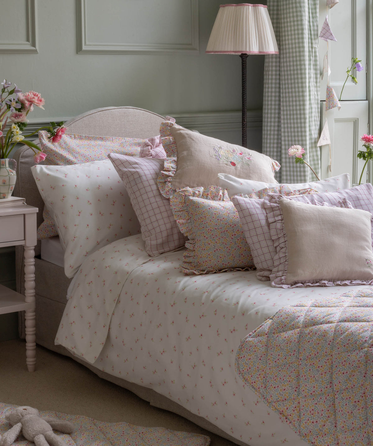 Organic Cotton Single Bedding Set - Anemone