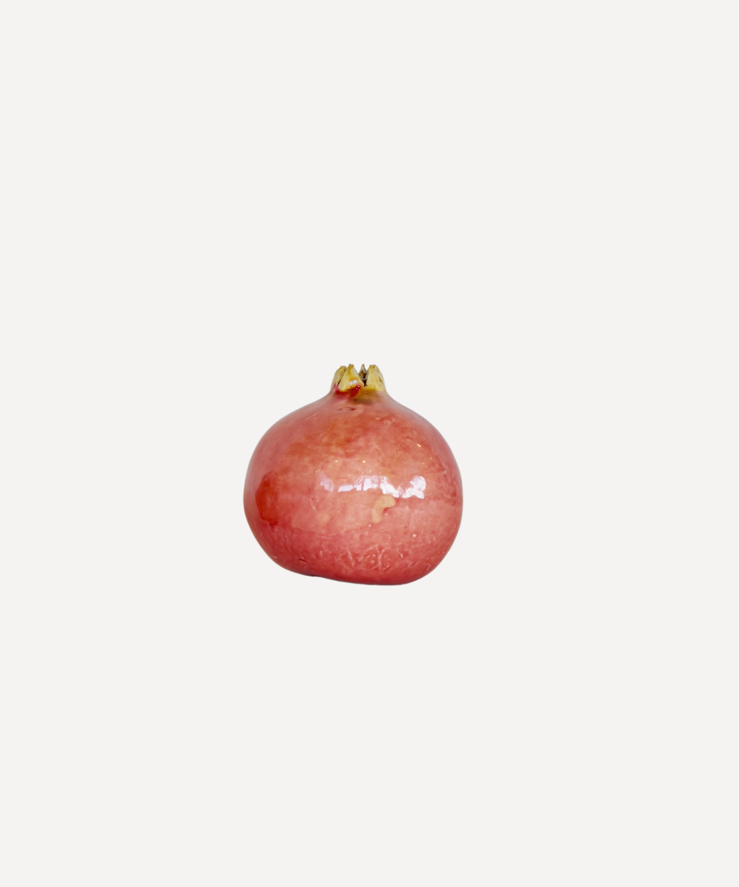 Marla Primrose Handmade Ceramic Glazed Pomegranate – Pink