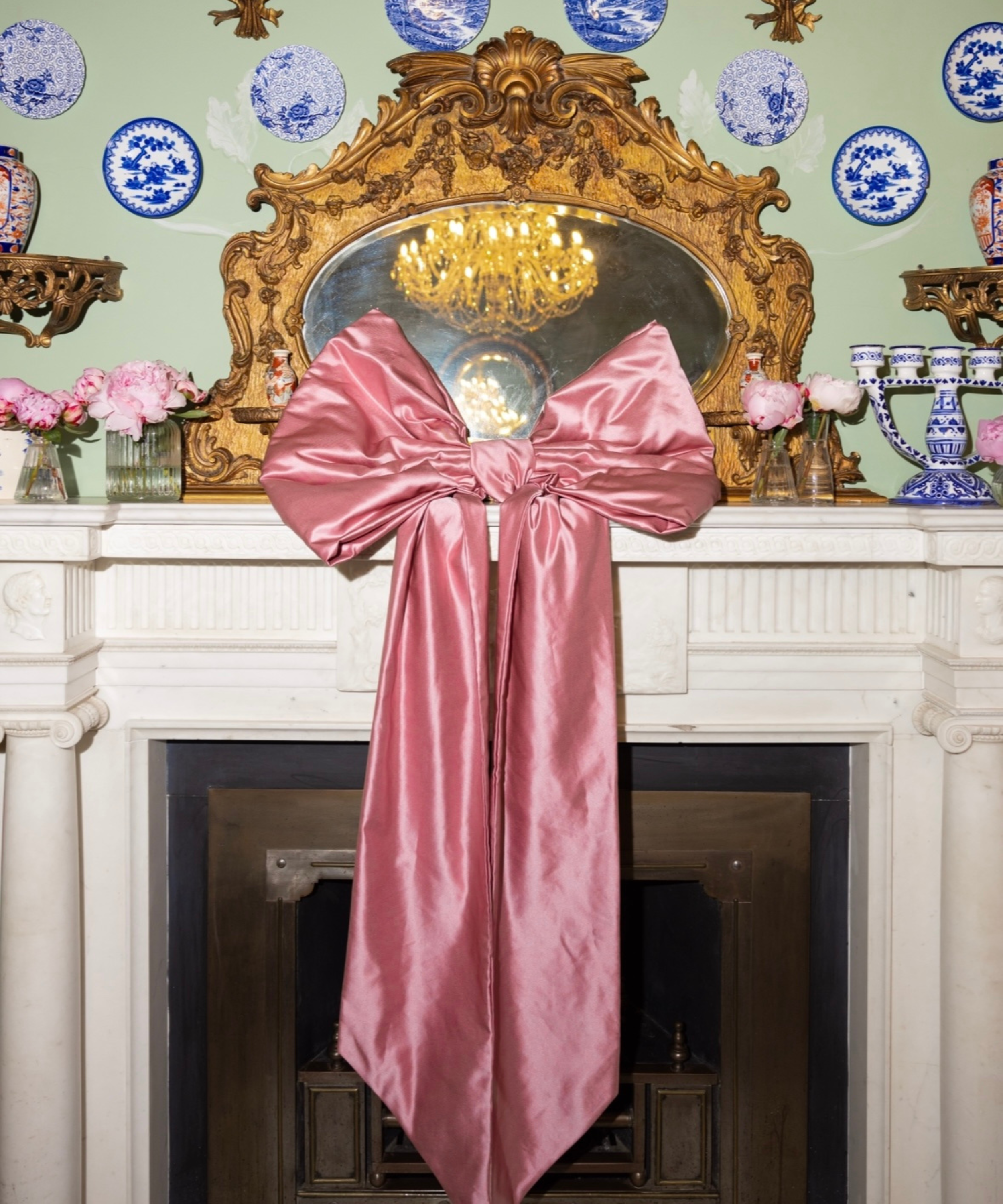Pink Satin Bow