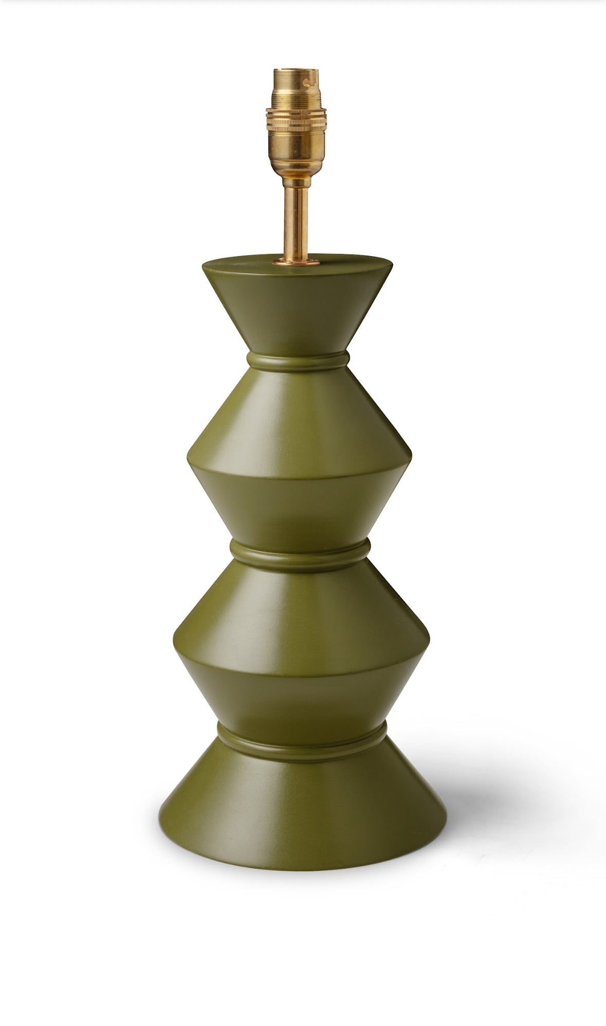 Ziggy Totem Lamp Base | Olive