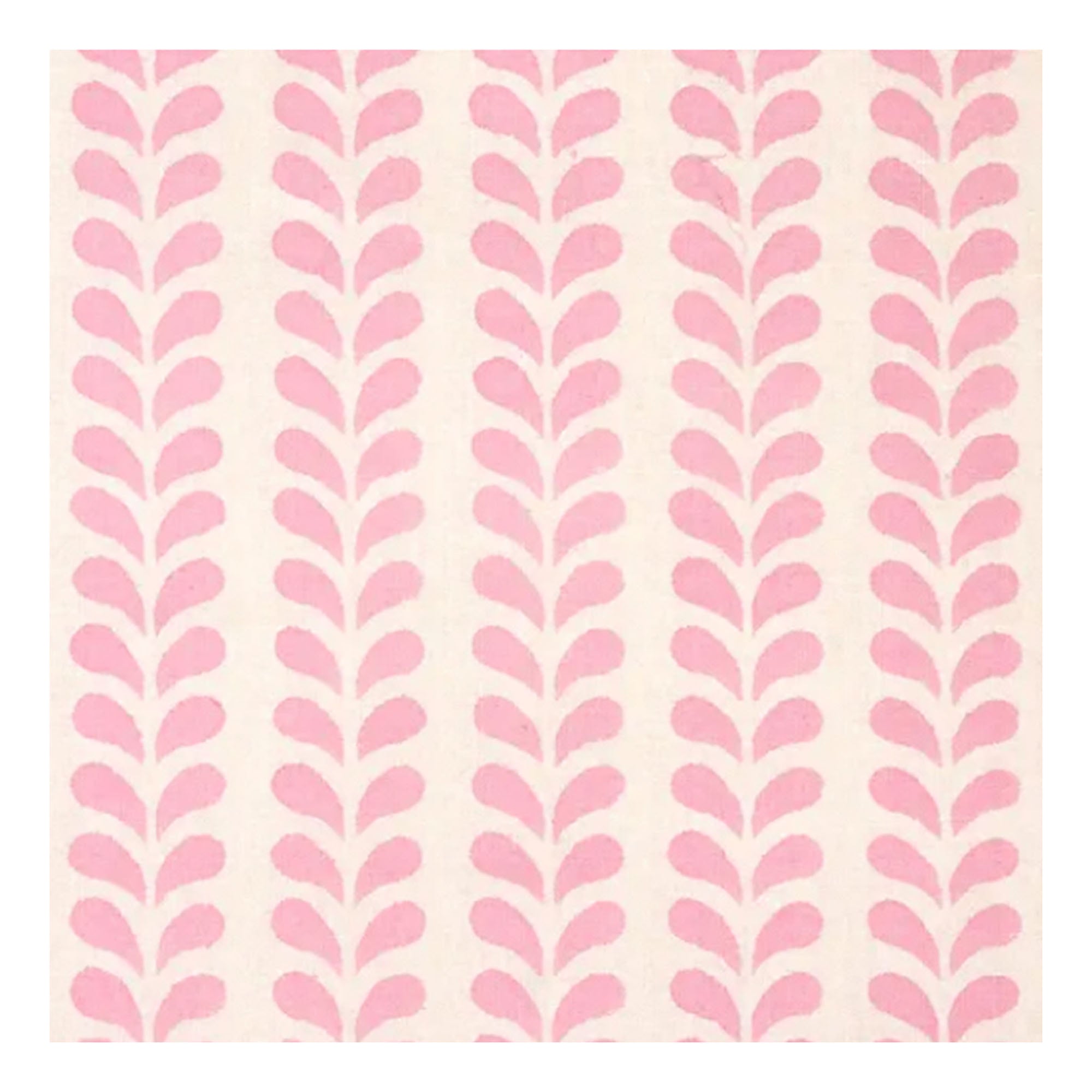 Bindi Block printed Fabric Cotton Pink