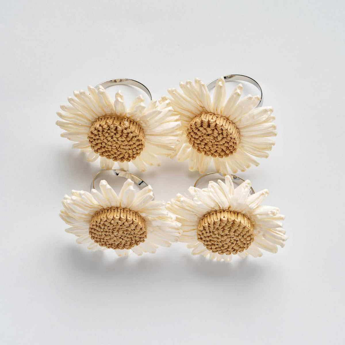 Daisy Napkin Rings (set of 4)