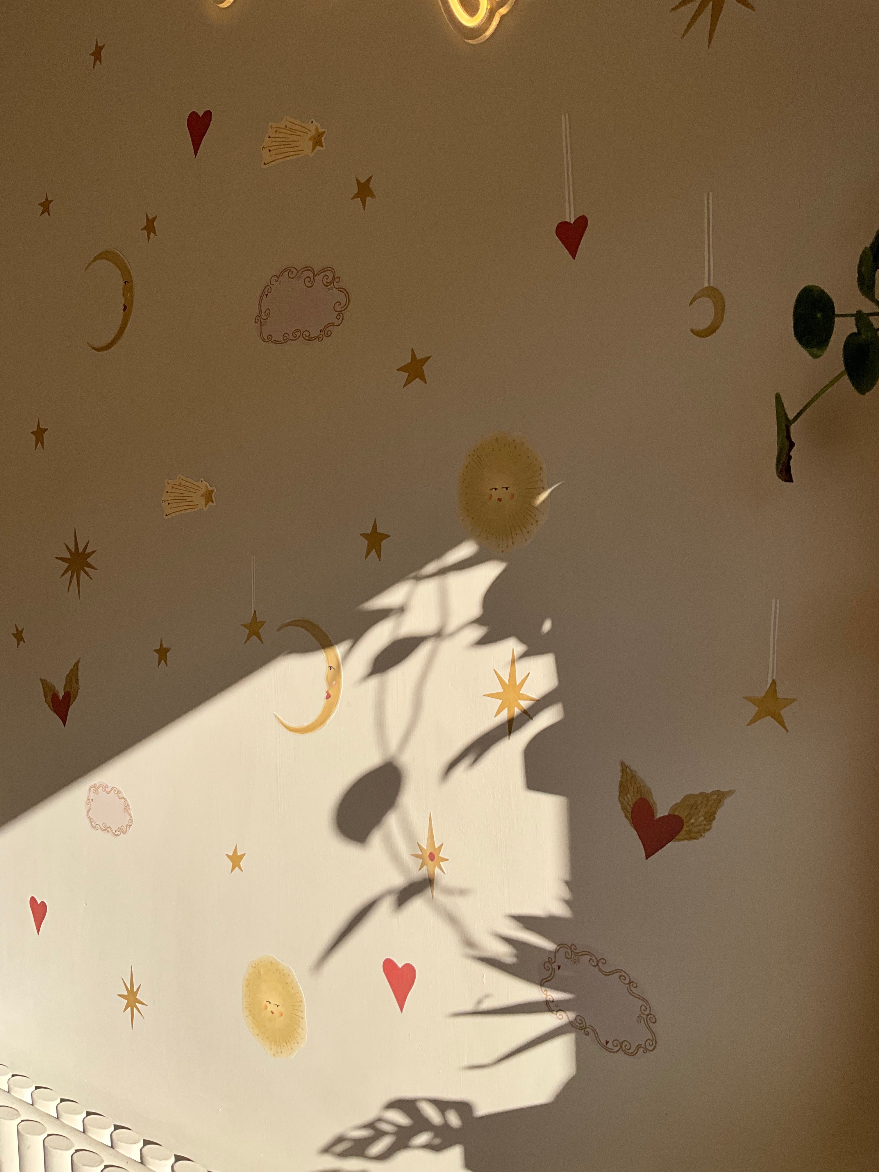 Fabric Wall Stickers - "Celestial Dream"