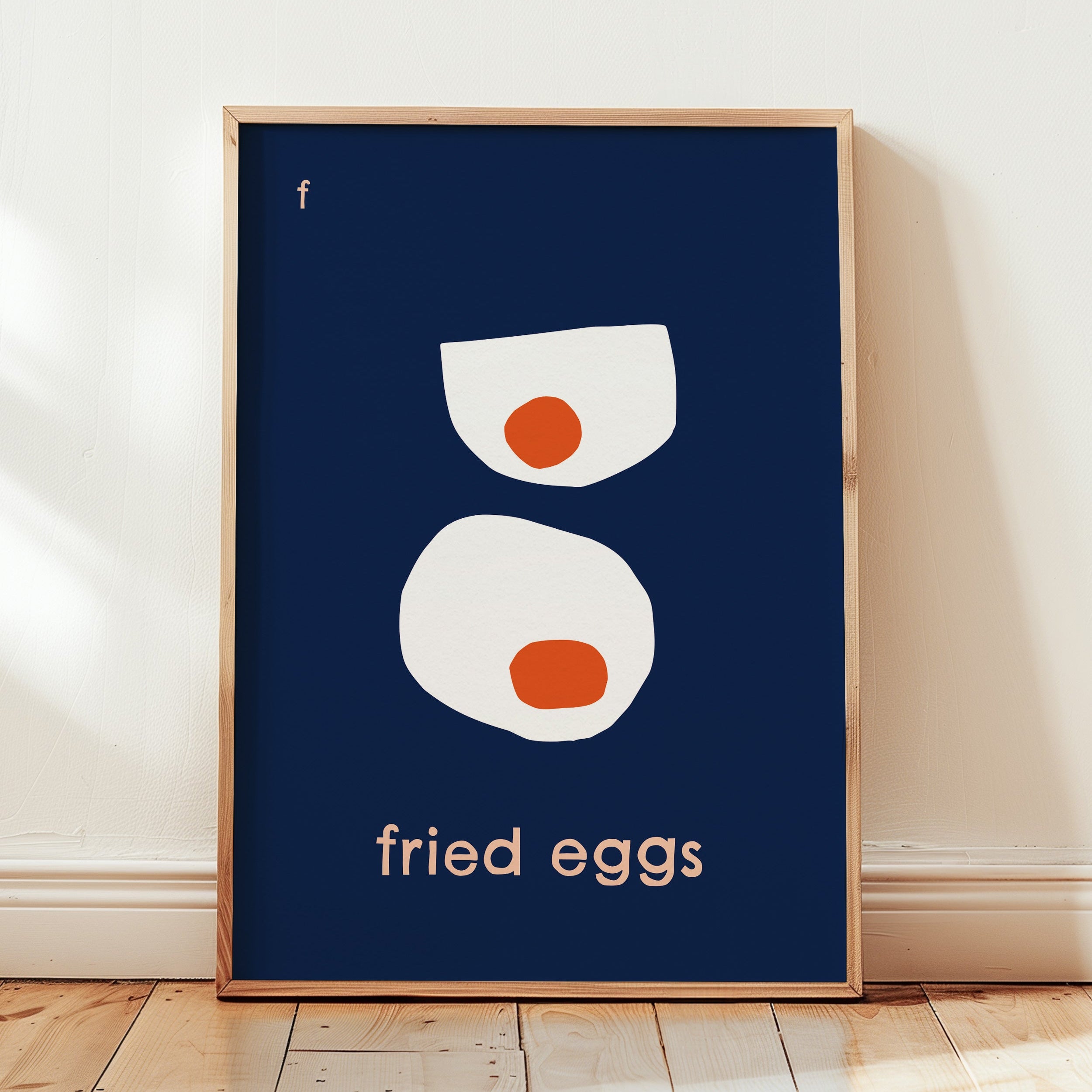 F for Fried Eggs | Giclée Fine Art Print