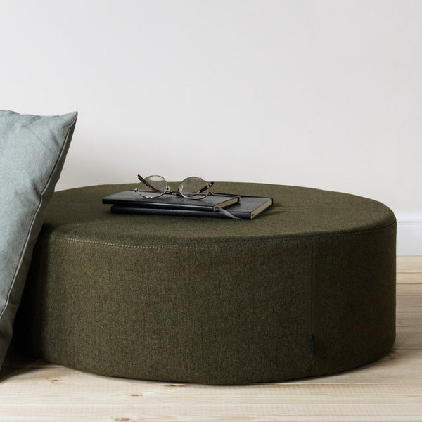 HAY POUF eucalyptus BIGクッション プフ グリーン Boucle Moroccan Pouffe | Huge Ottoman | rucomfy Beanbags