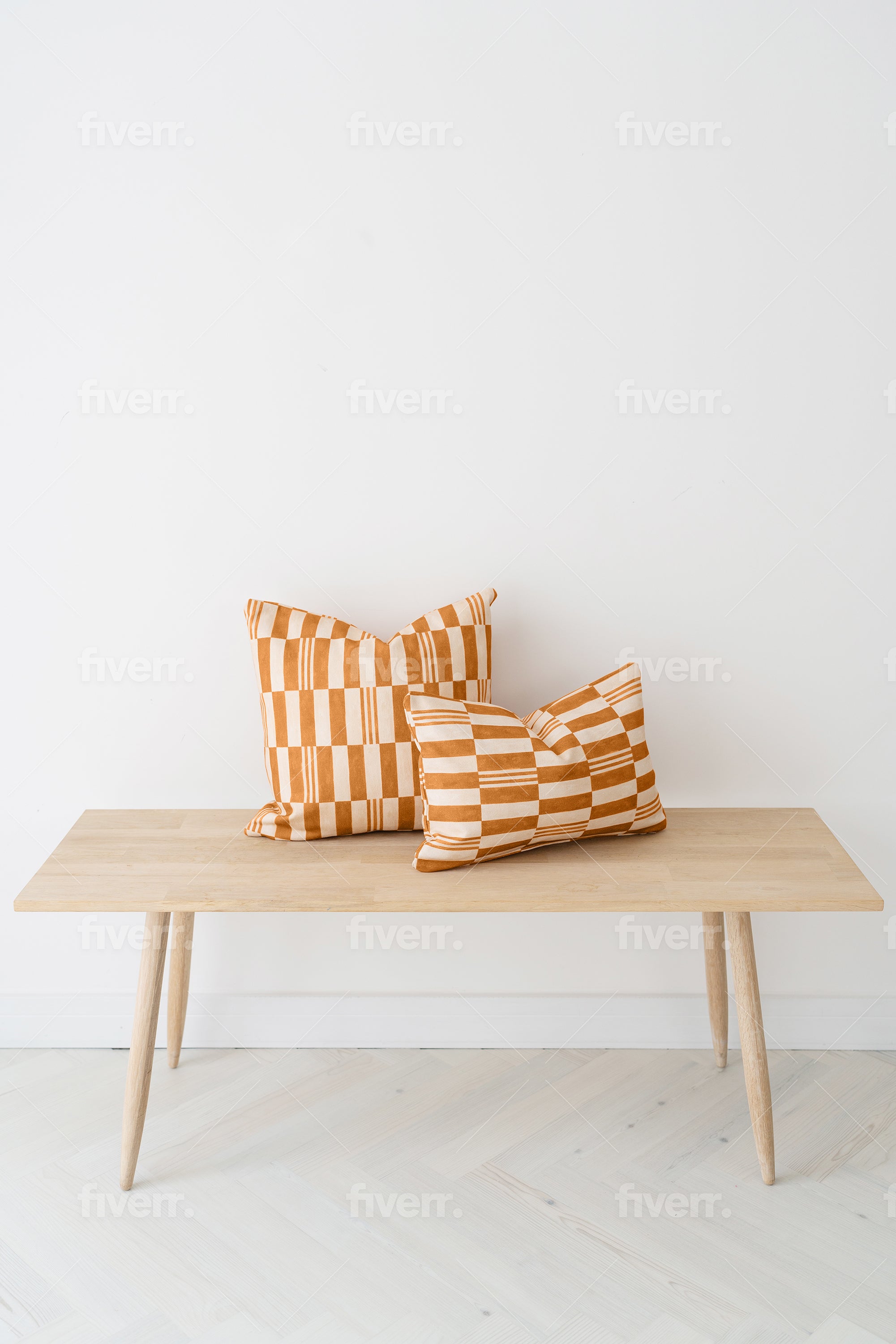 Checkerboard Snoozing Pillow