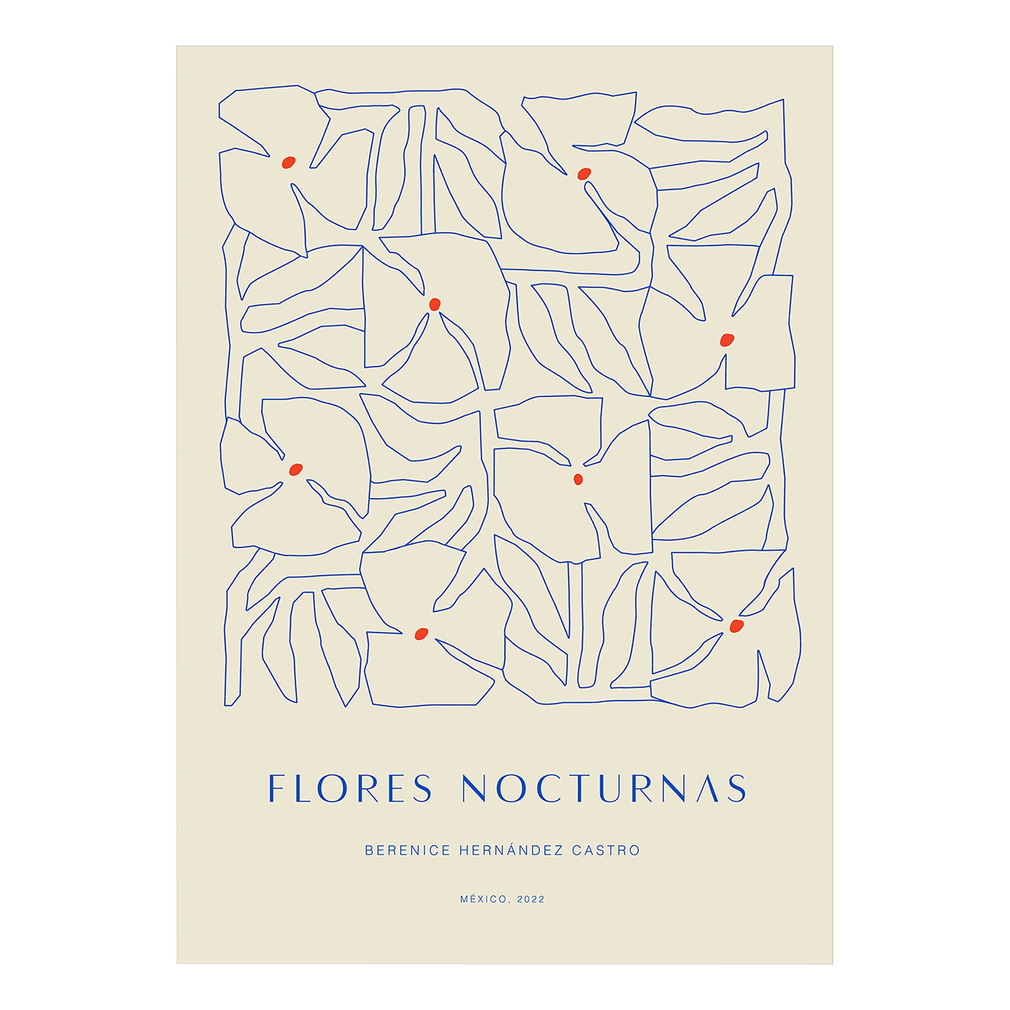 Flores Nocturnas 01 by Berenice Hernandez