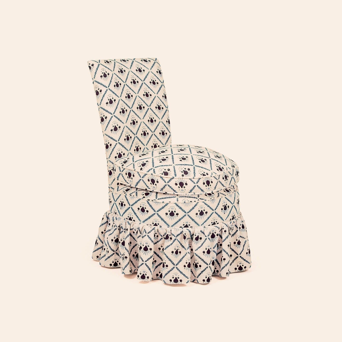 Giulia Chair | Pome Linen Oxford Blue