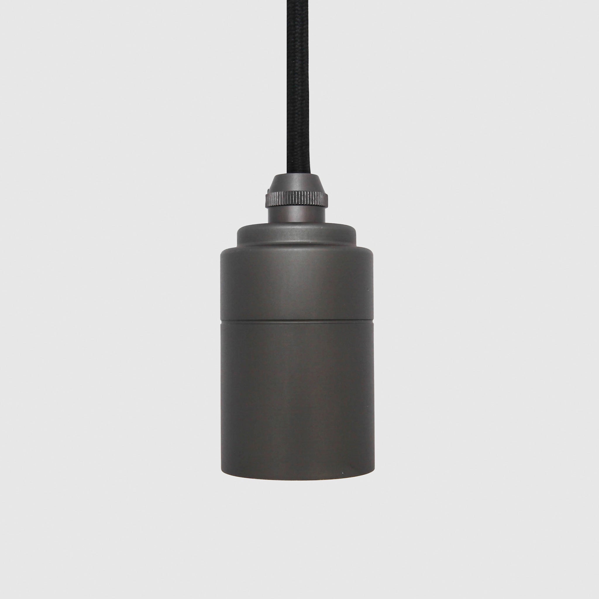 Oval Dim-to-Warm Pendant Light in Graphite