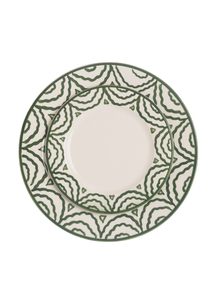 Green Tabla Side Plate | Singles & Set of 4