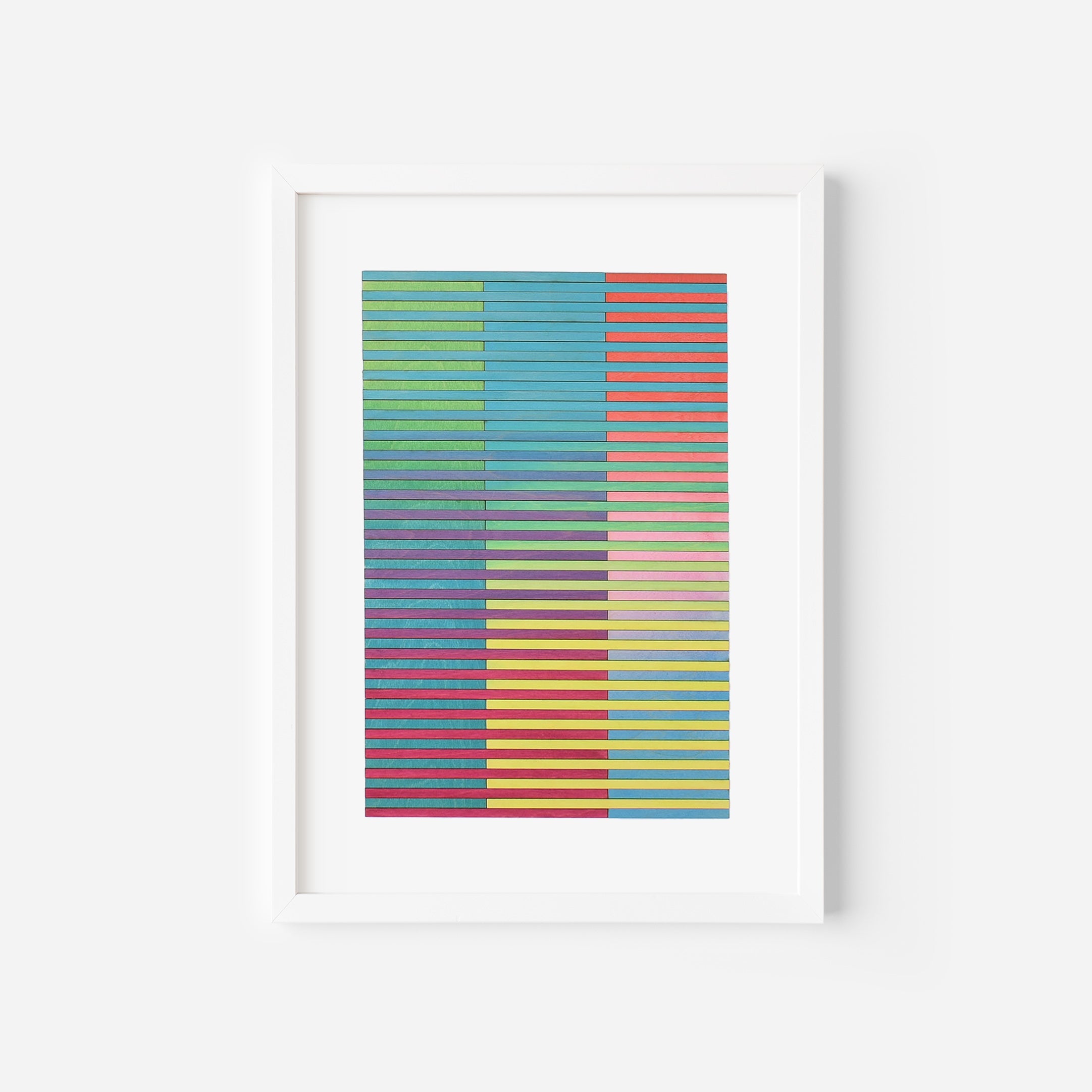 Guatemala Stripe Colour Study Painting