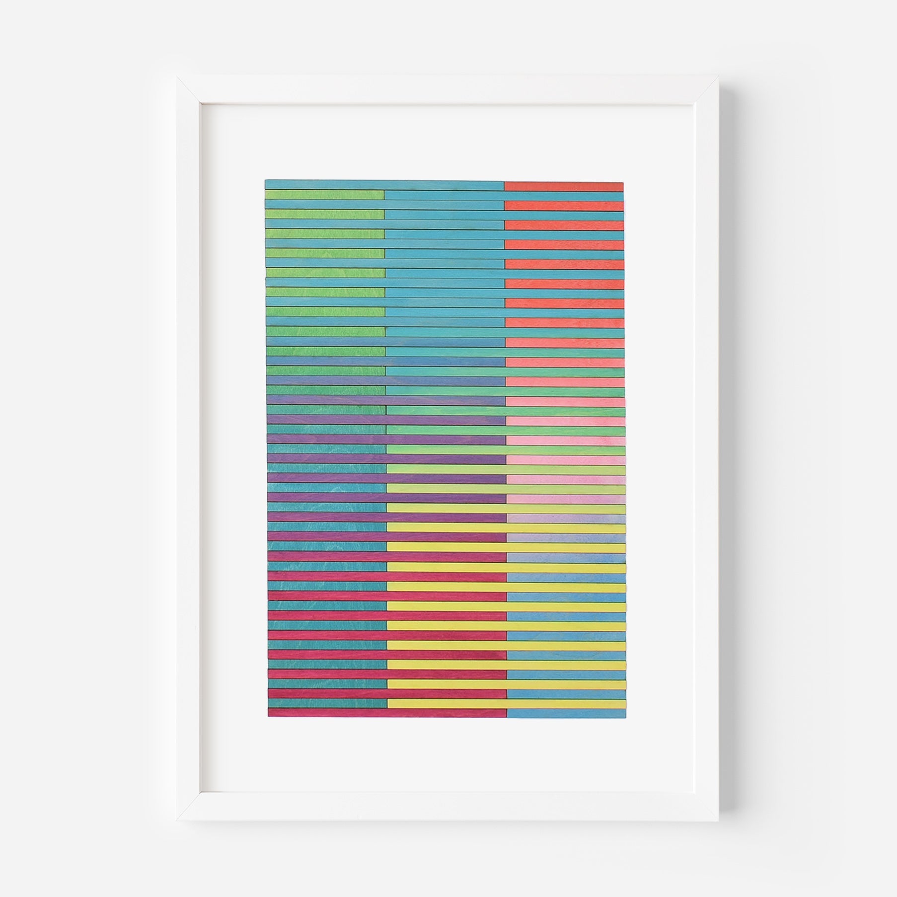 Guatemala Stripe Colour Study Painting