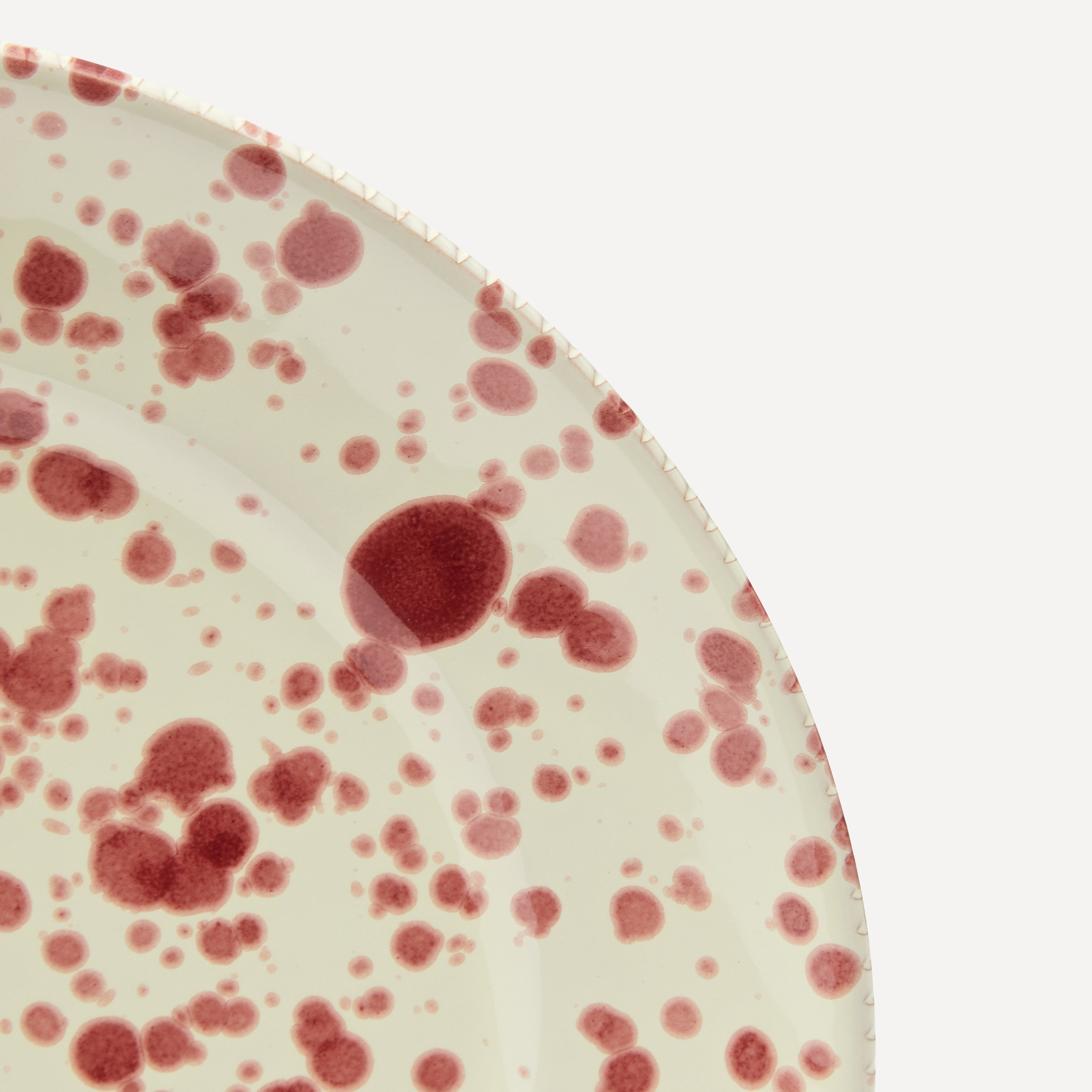 Cranberry Plate Set - 4 Pieces