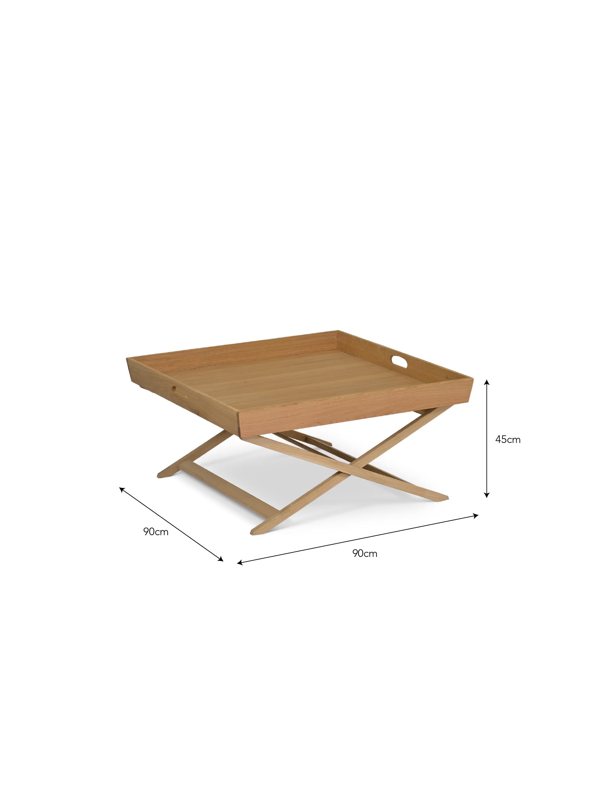 Hambledon Butlers Coffee Table Square Natural