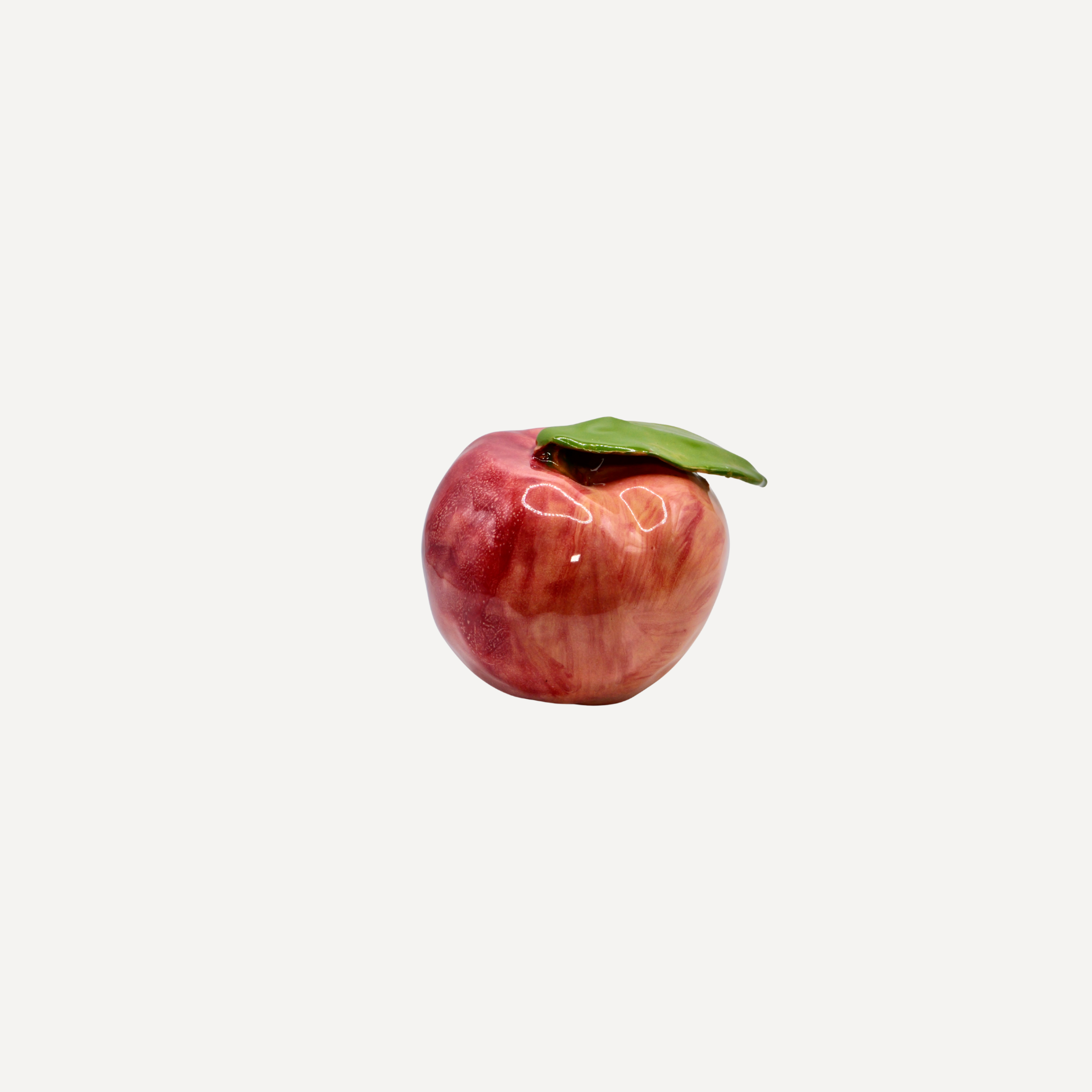 Handmade Ceramic Glazed Peach Decorative