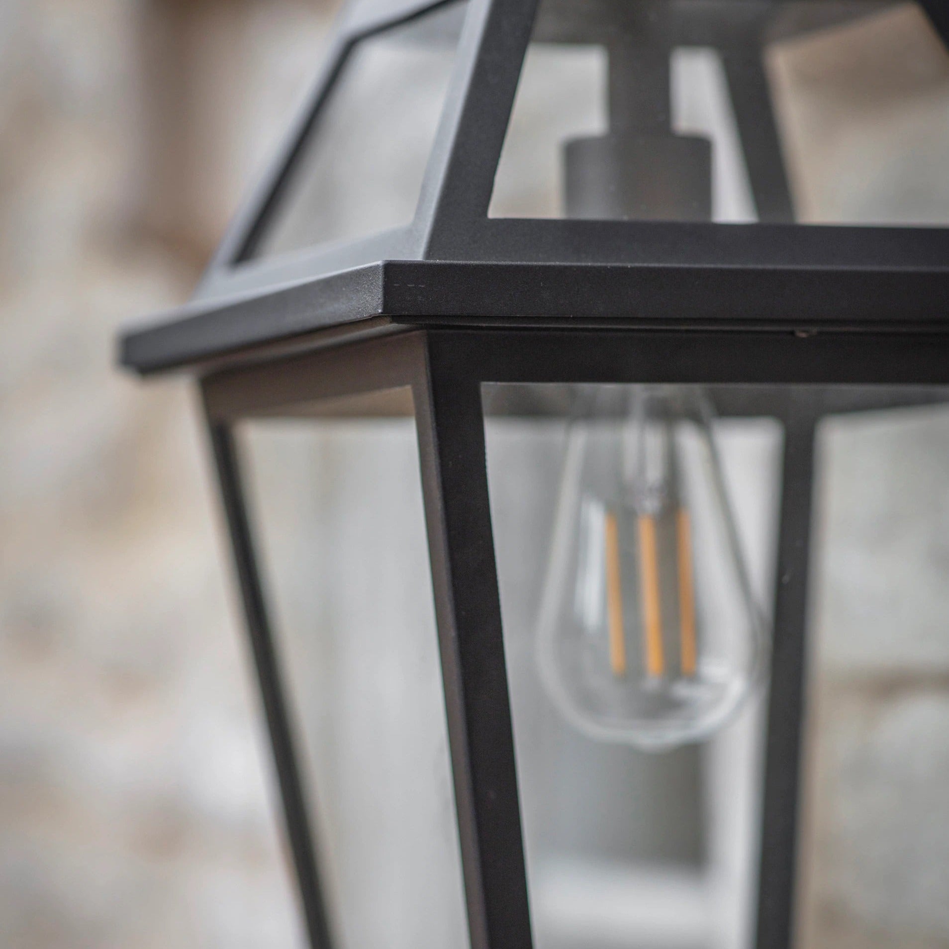 Harrow Wall Light Black