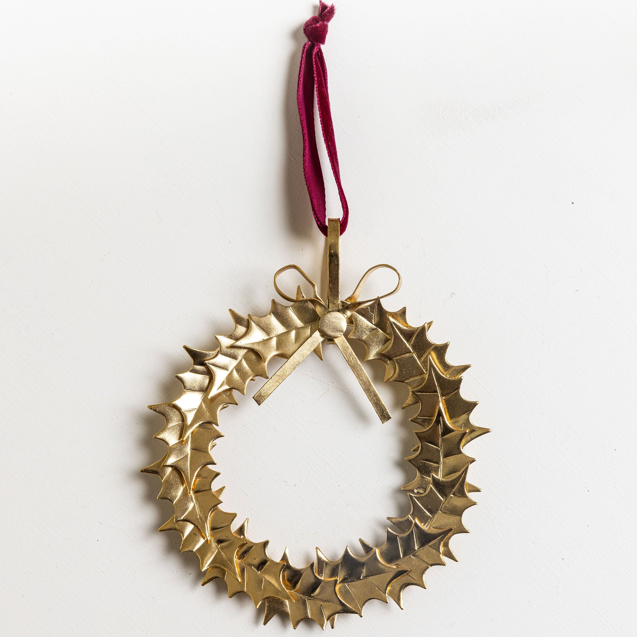 Holly Wreath Ornament