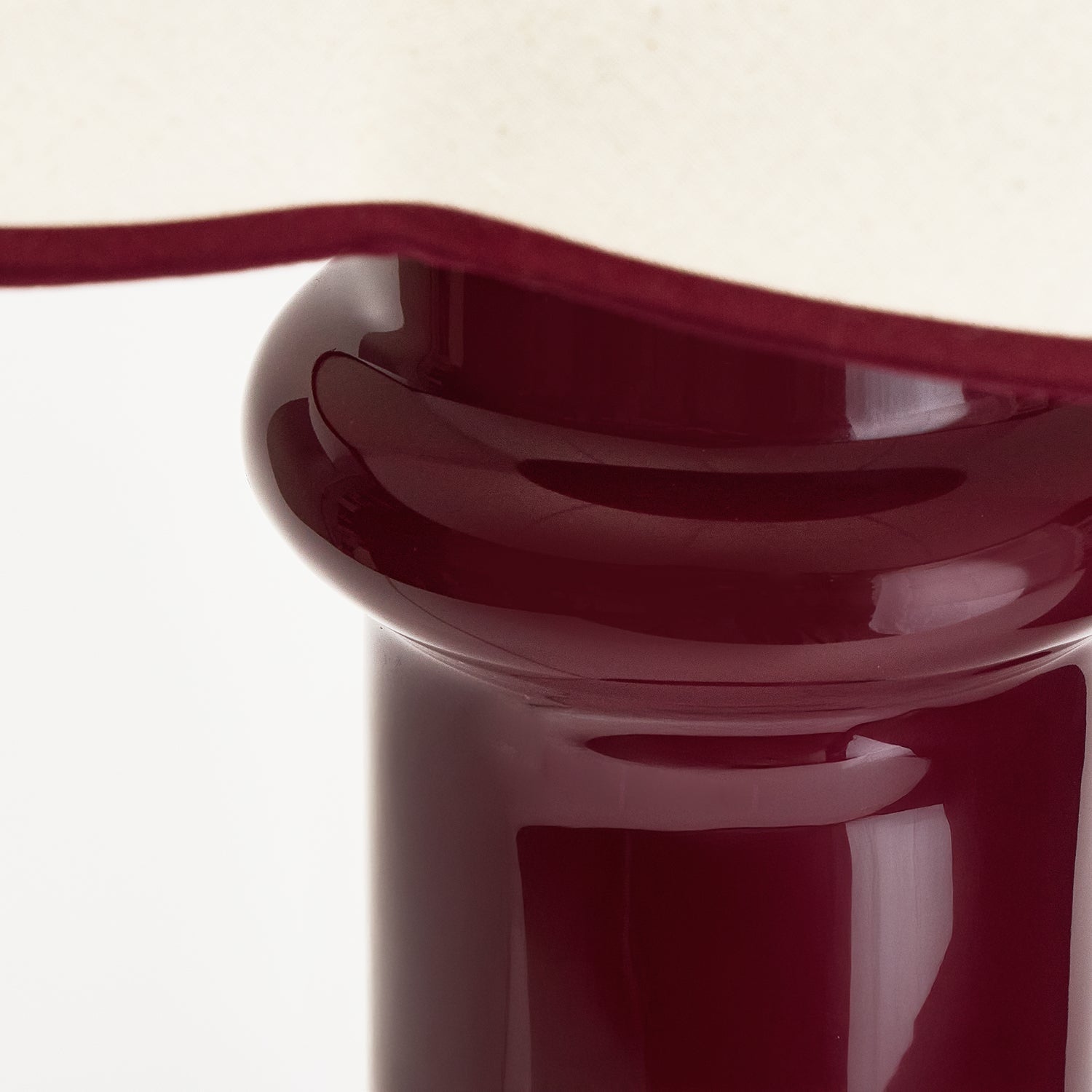 Heath Table Lamp in Port Red