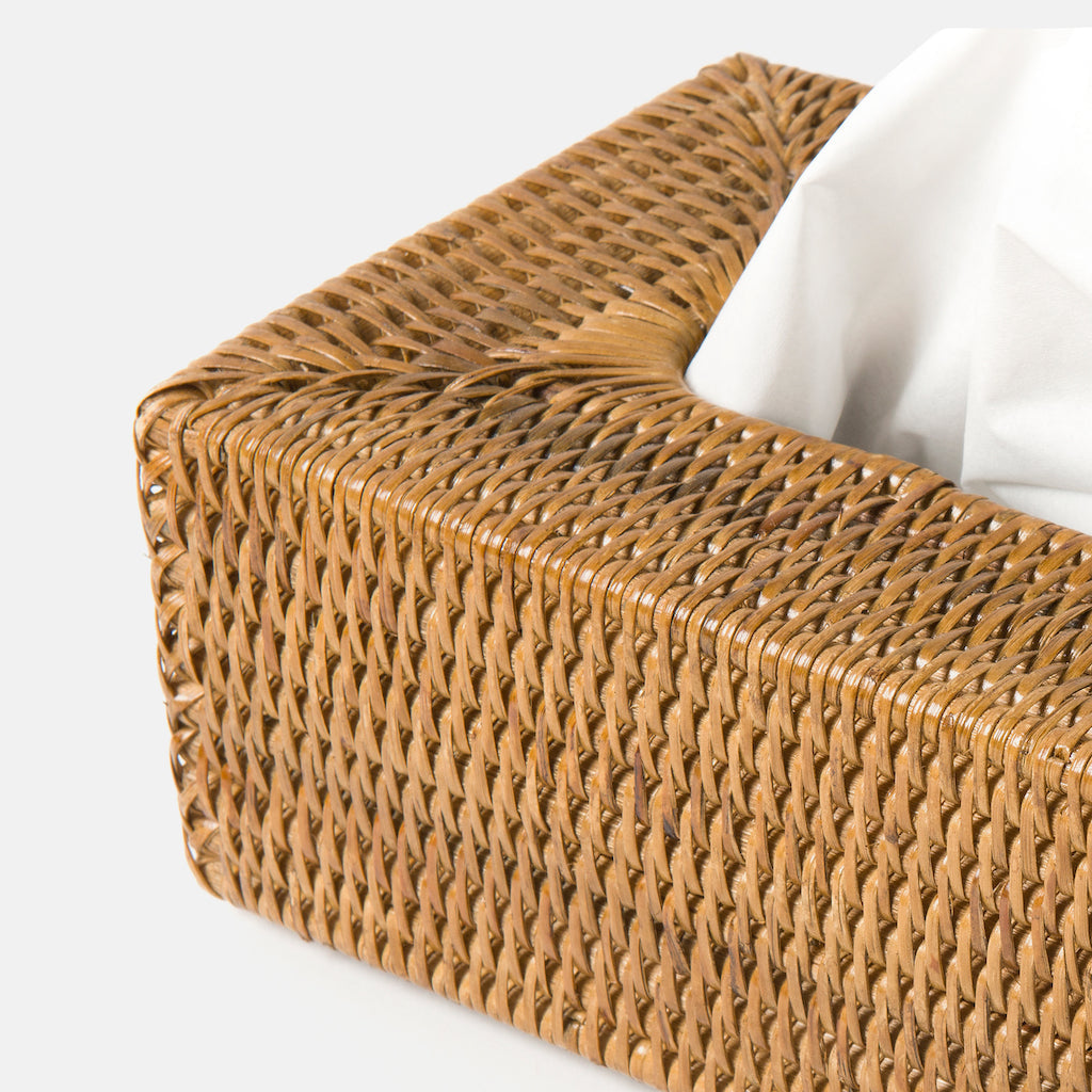 Heho Rattan Tissue Box