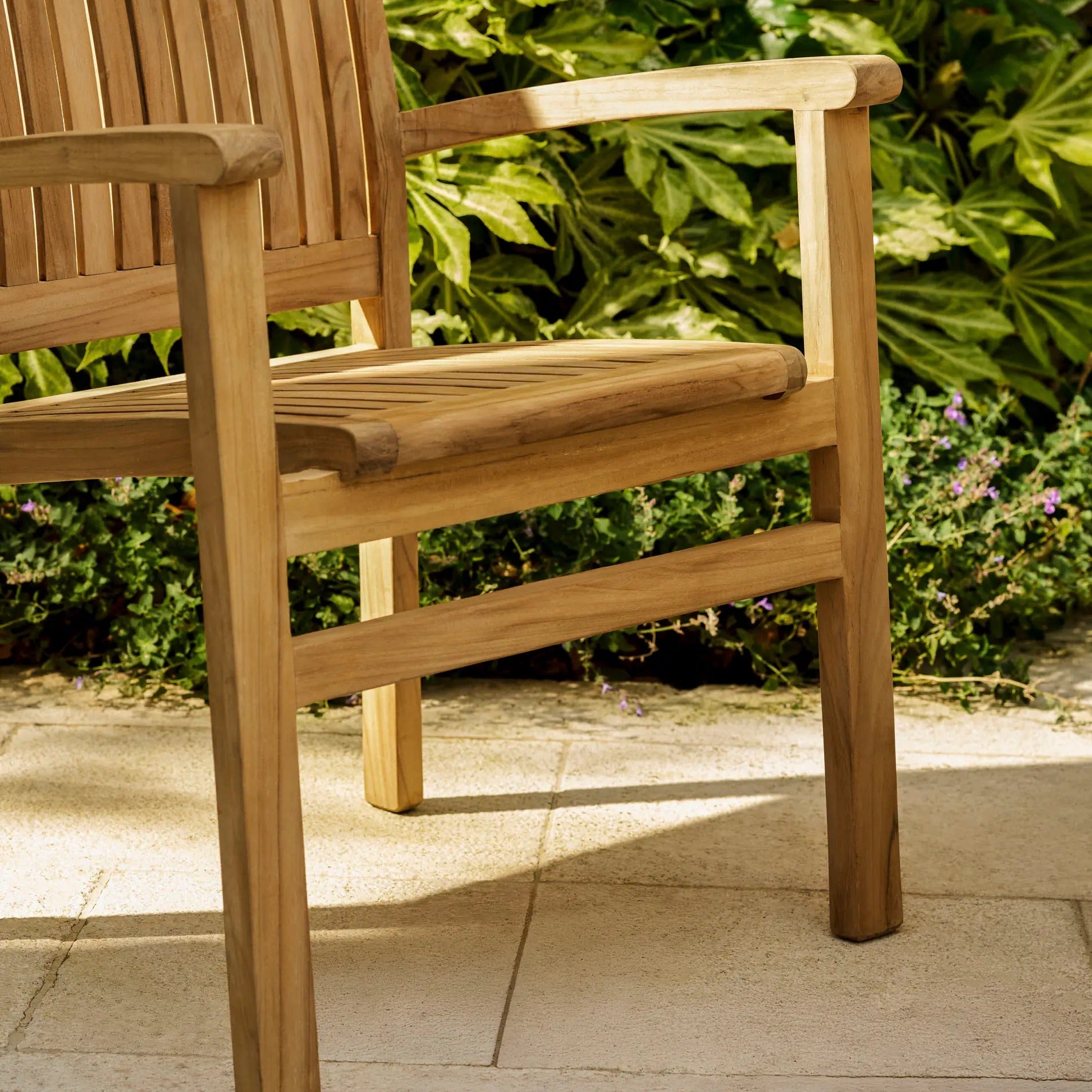 Henley Teak Stacking Armchair