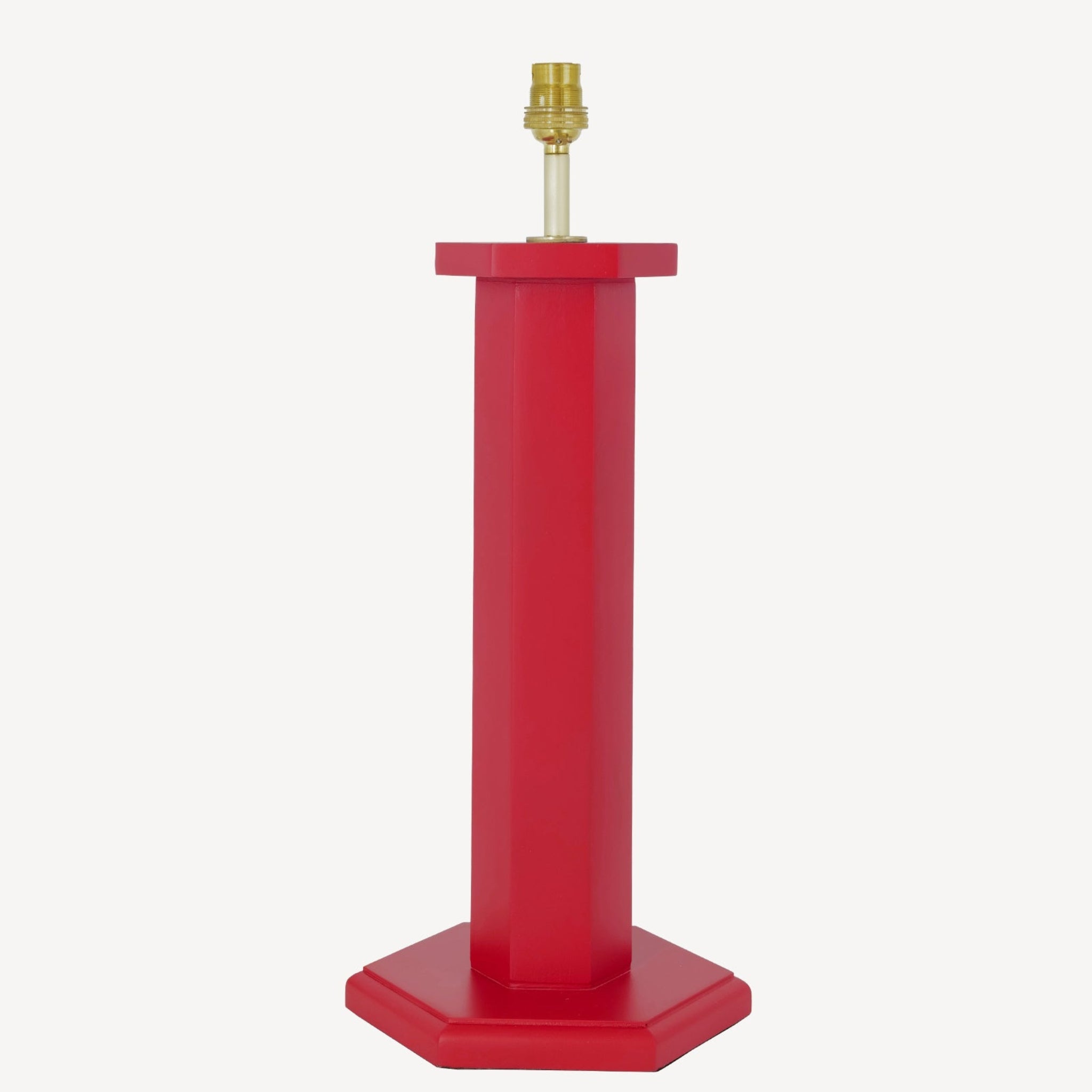 Hexagon Table Lamp | August Red