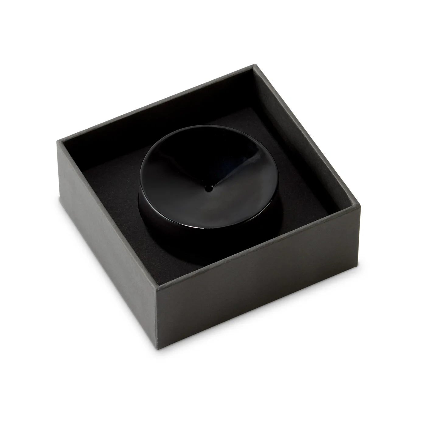 Black Clay Incense Holder