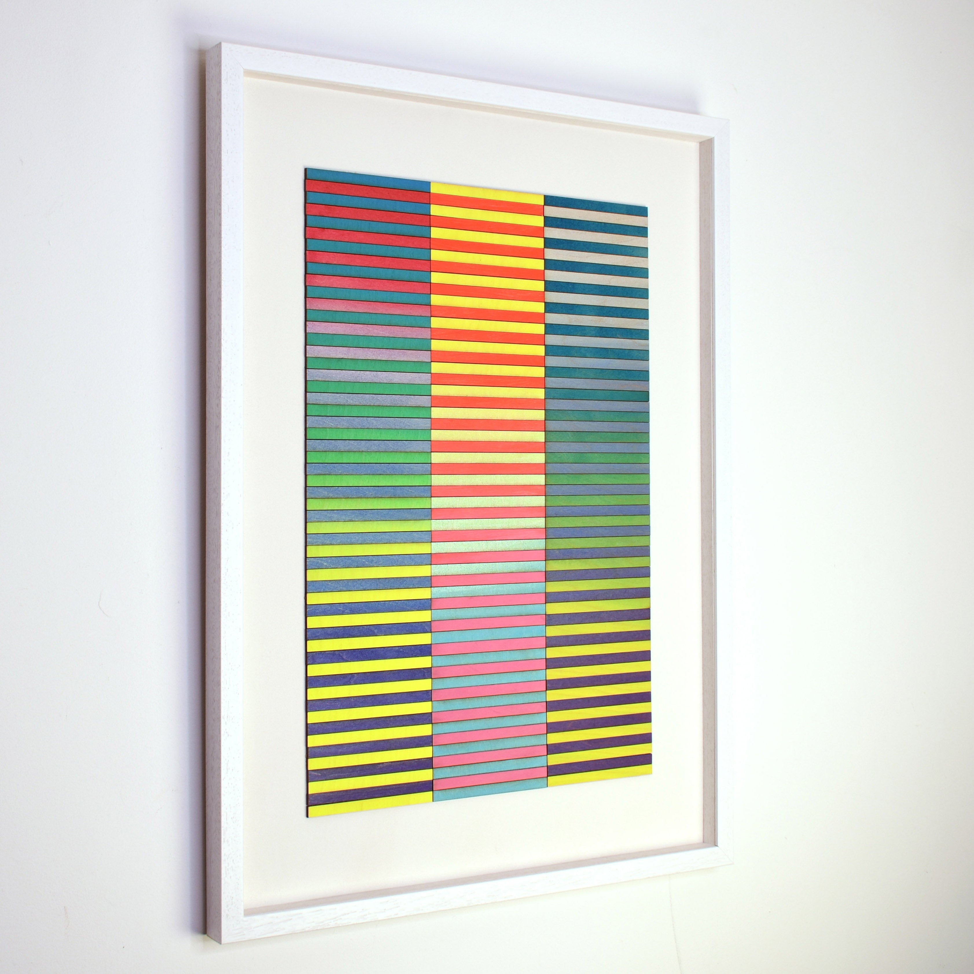 Hong Kong Stripe Colour Study Painting