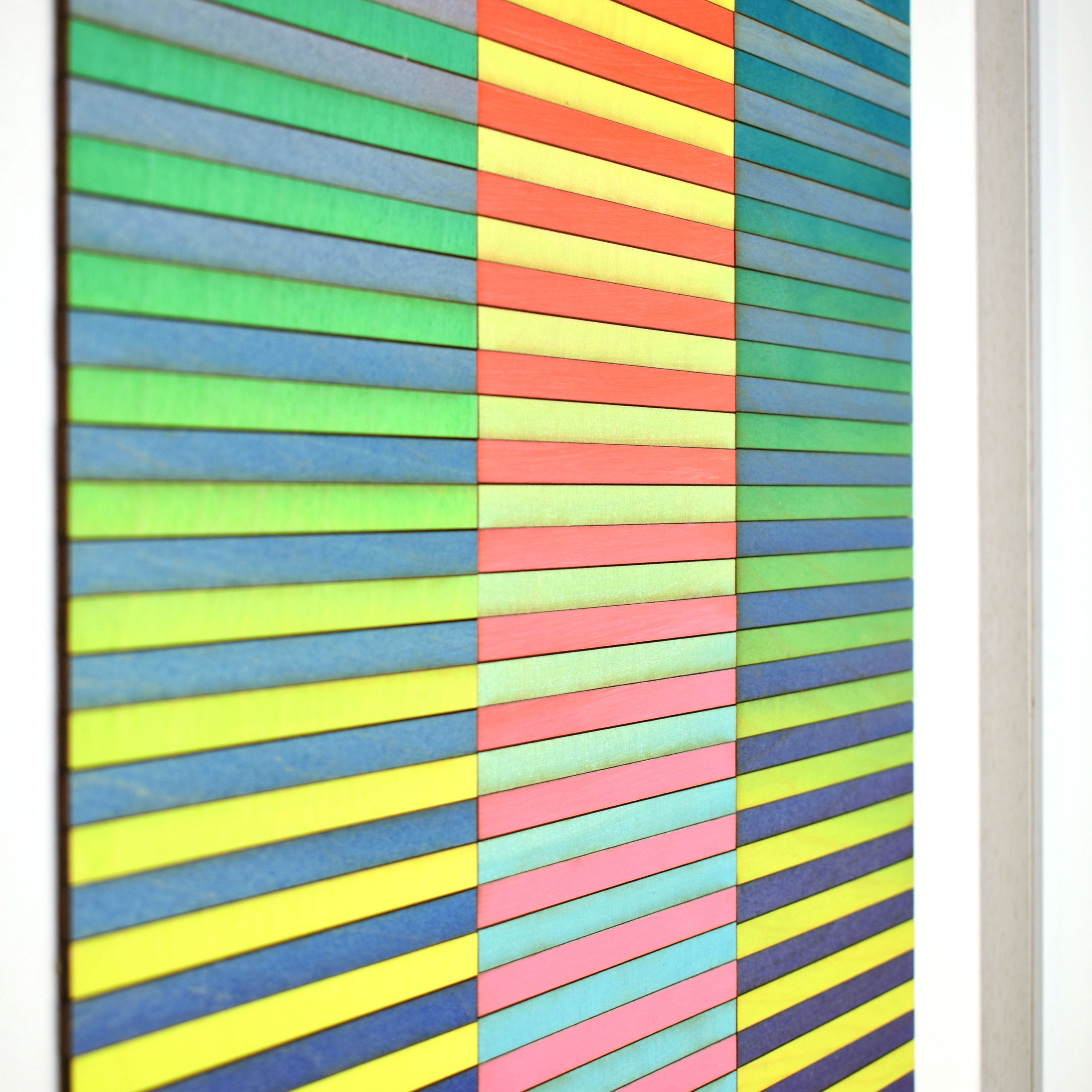 Hong Kong Stripe Colour Study Painting