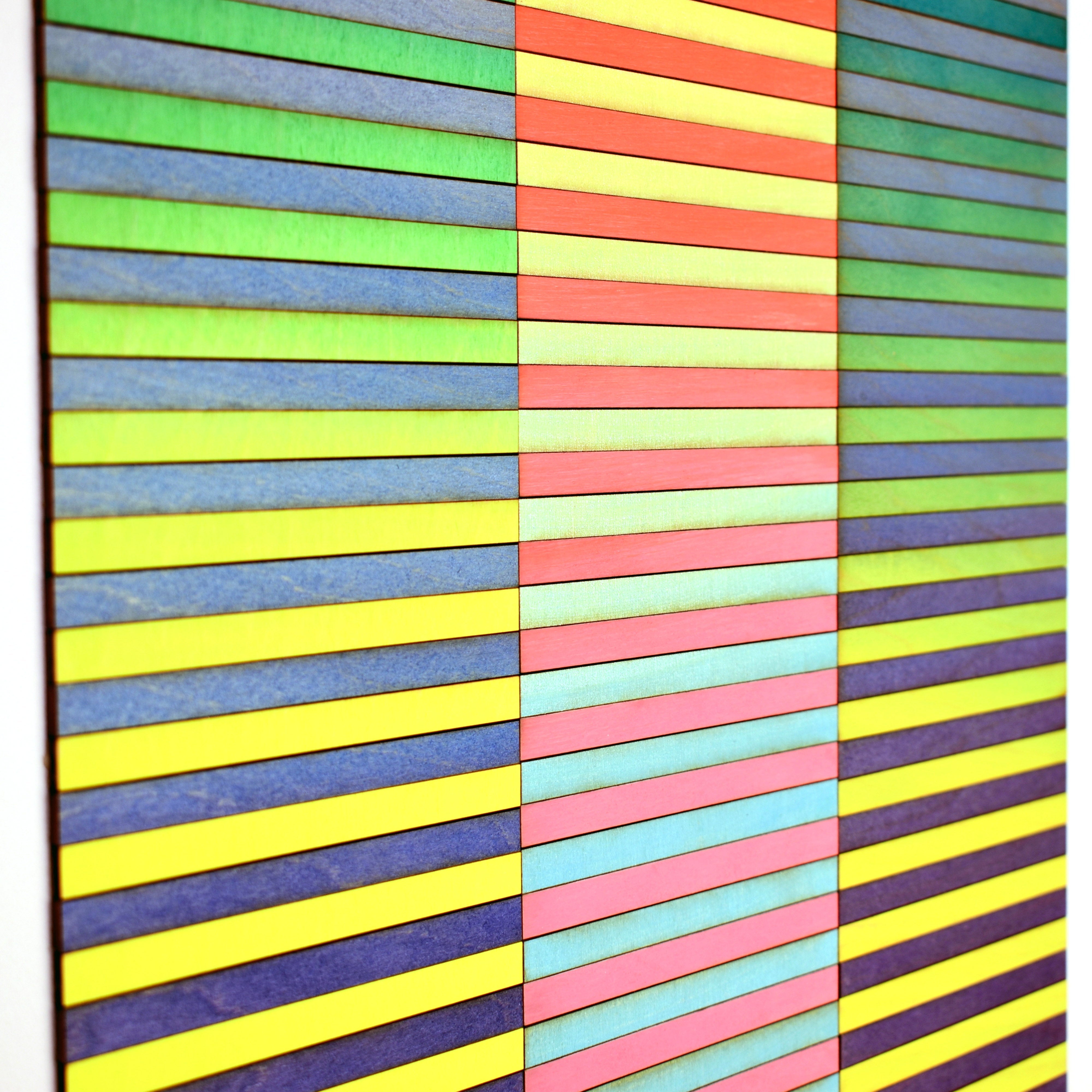 Hong Kong Stripe Colour Study Painting