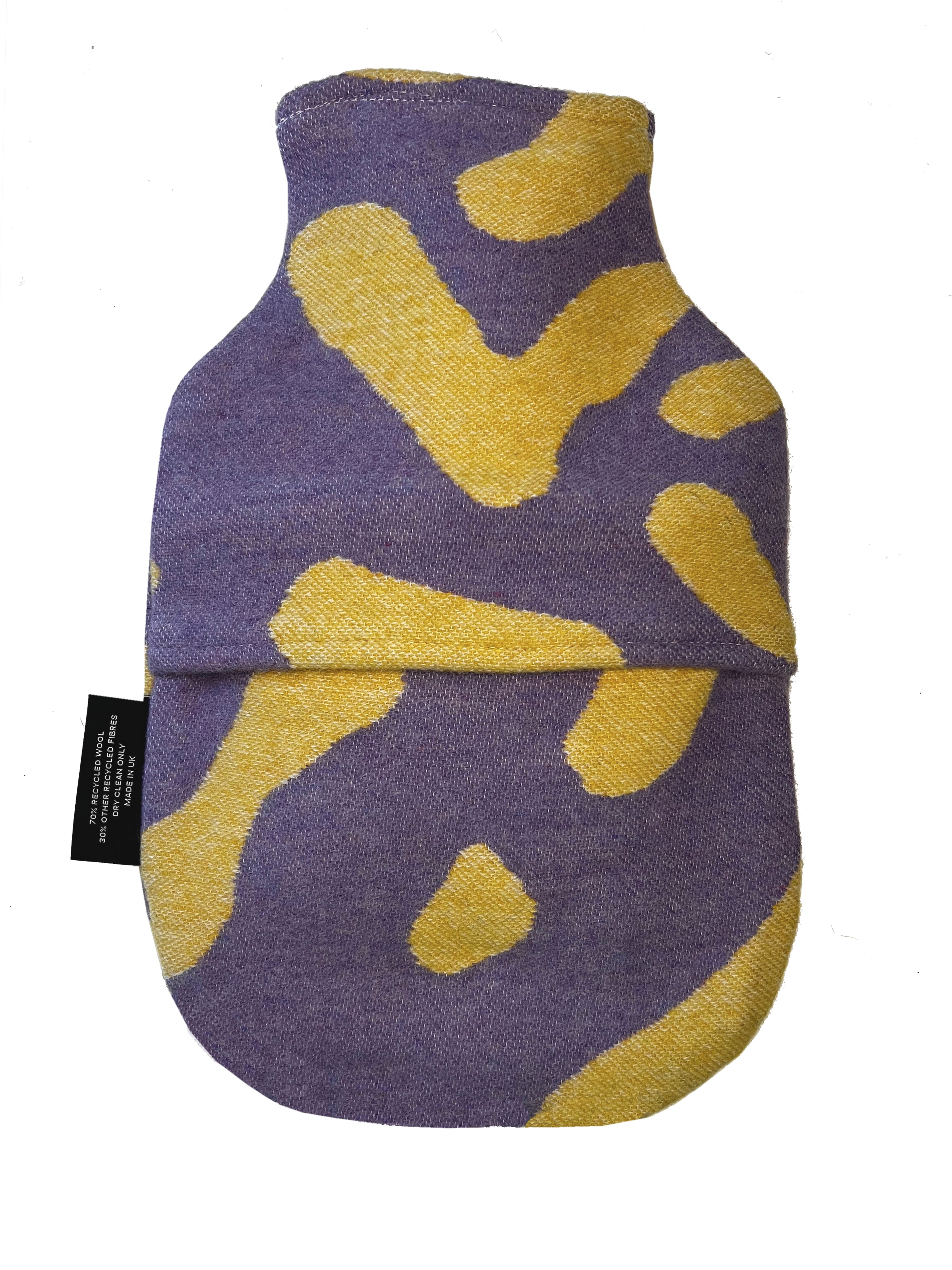 Purple & Yellow Hotw Water Bottle