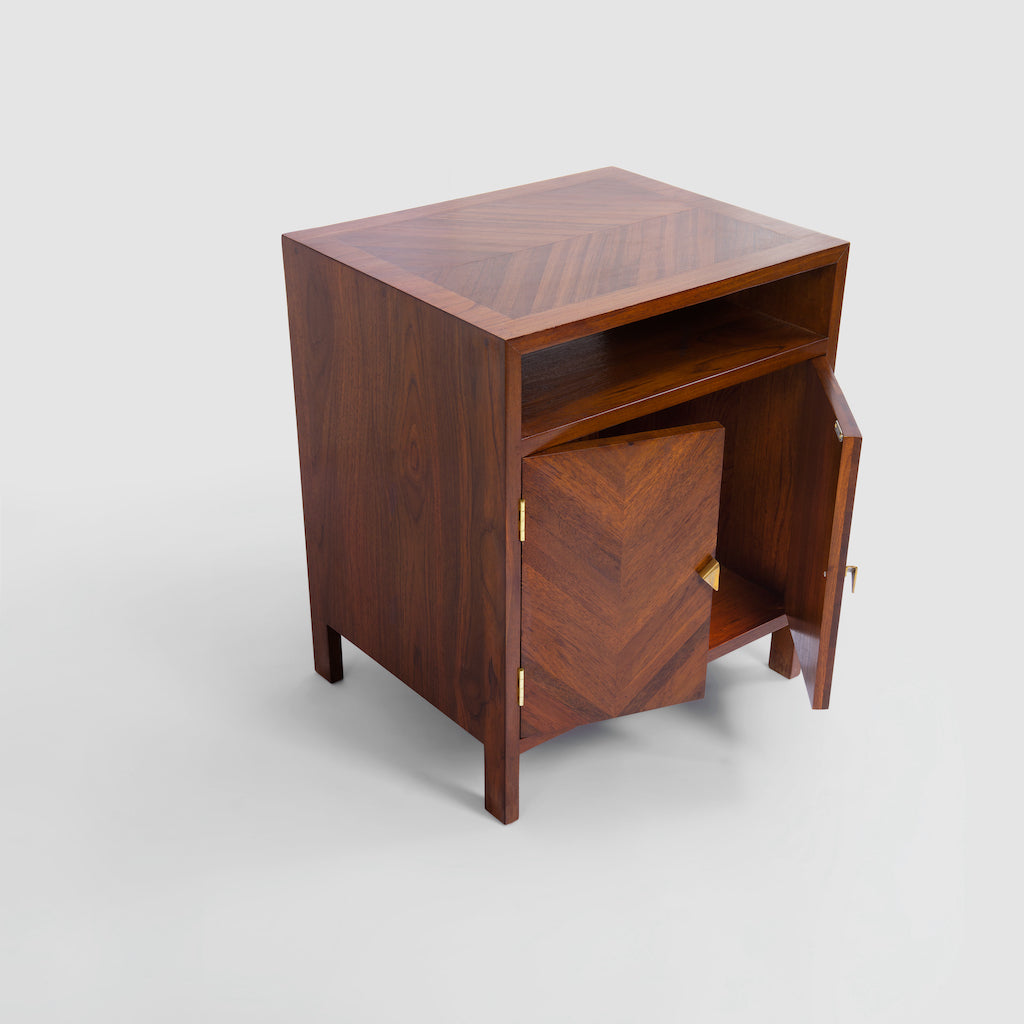 Downtown Teak Side Table