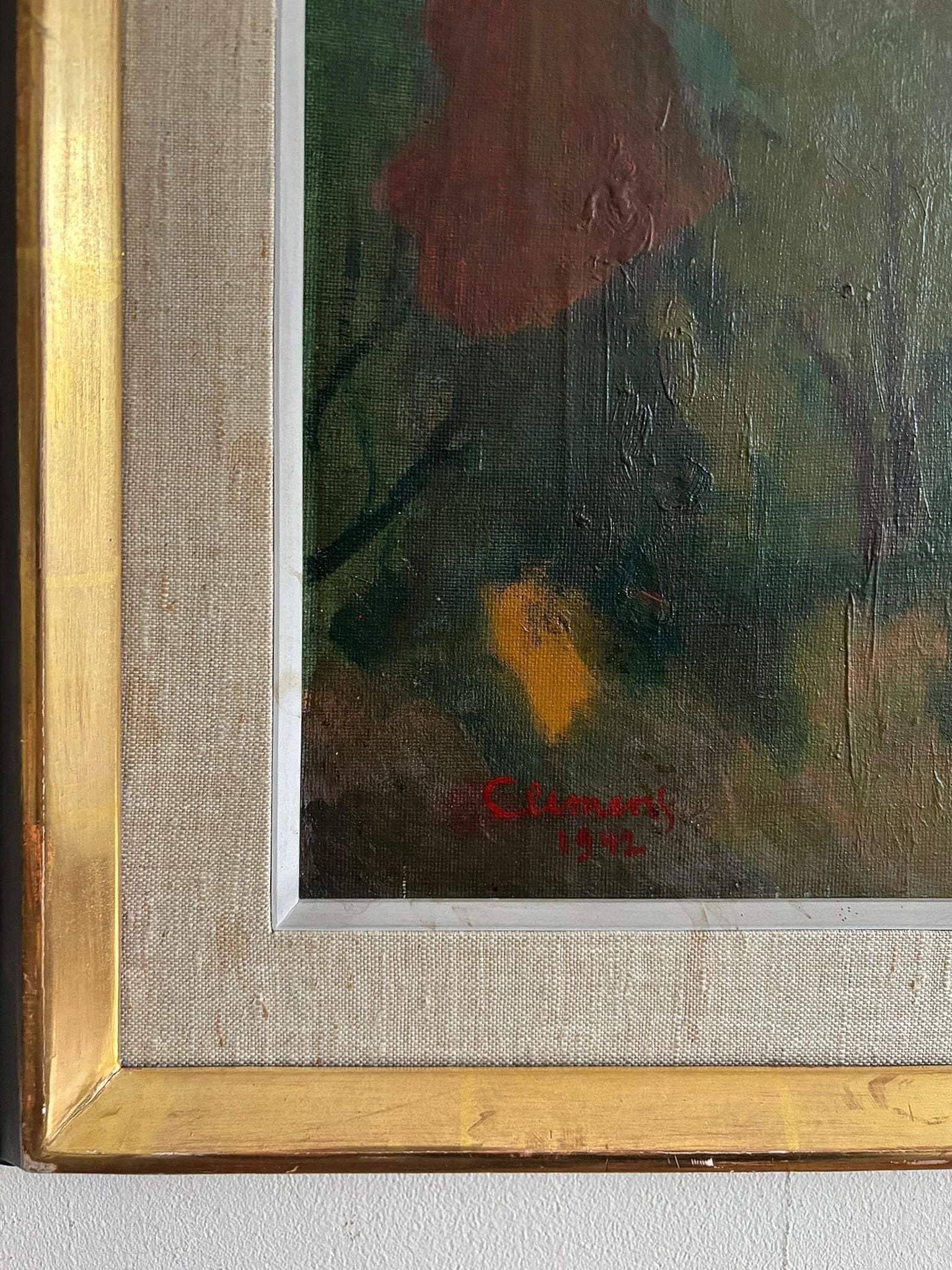 Autumn Day Oil Painting by Curt Clemens