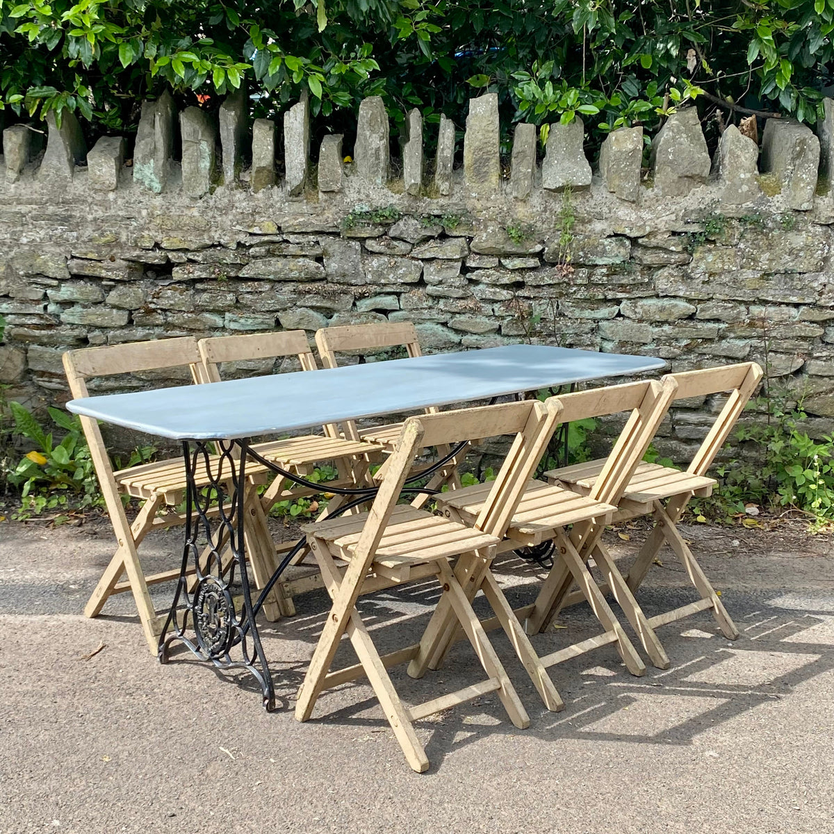 Zinc Top Table