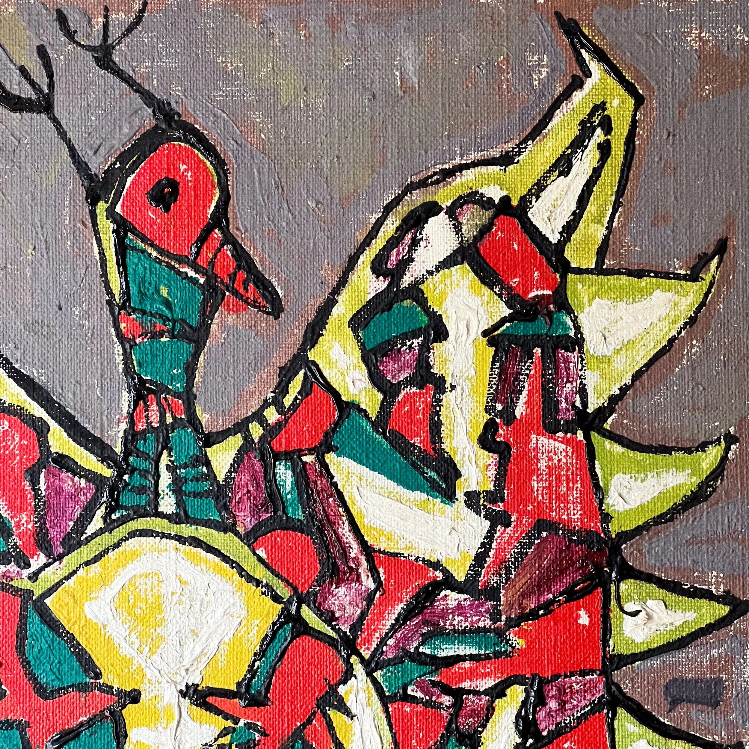 Oil painting by Uno Vallman