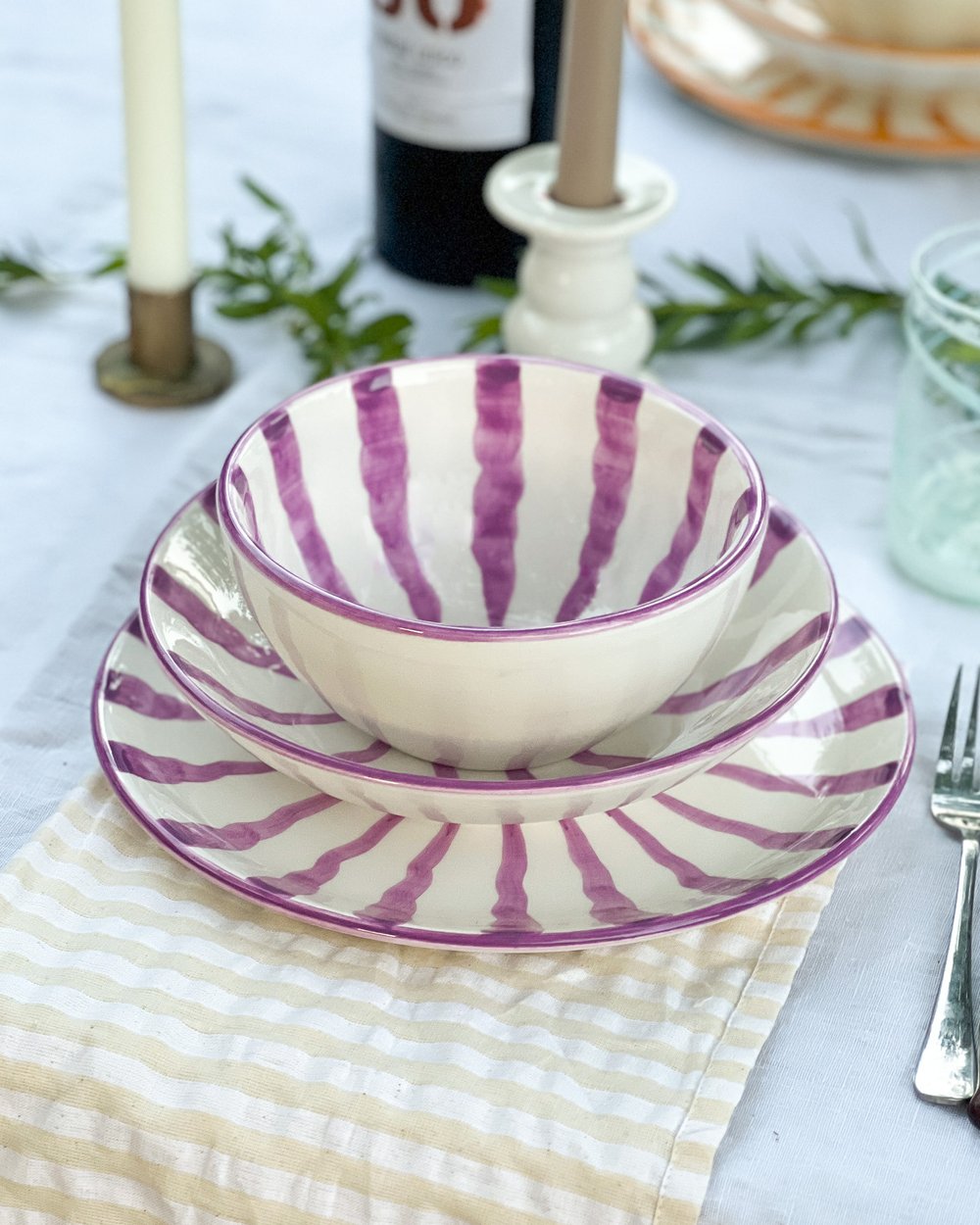 Wave Dinner Set - Sorbet - 3 Piece