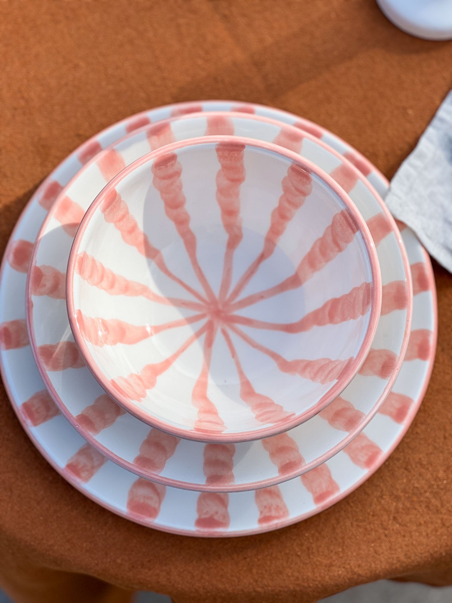 Wave Dinner Set - Blush - 3 Piece