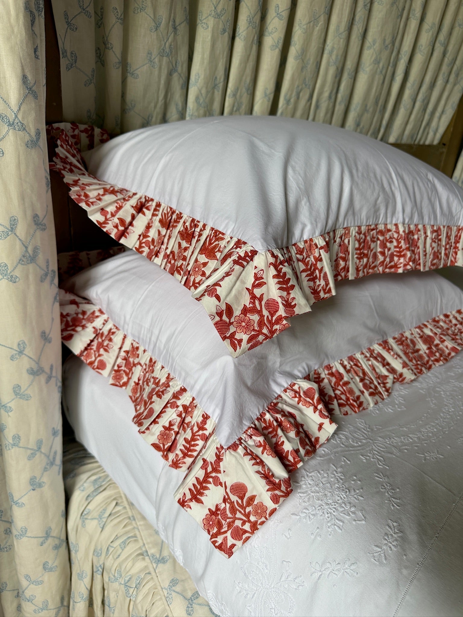 Terracotta Organic Cotton Poplin Pillowcase