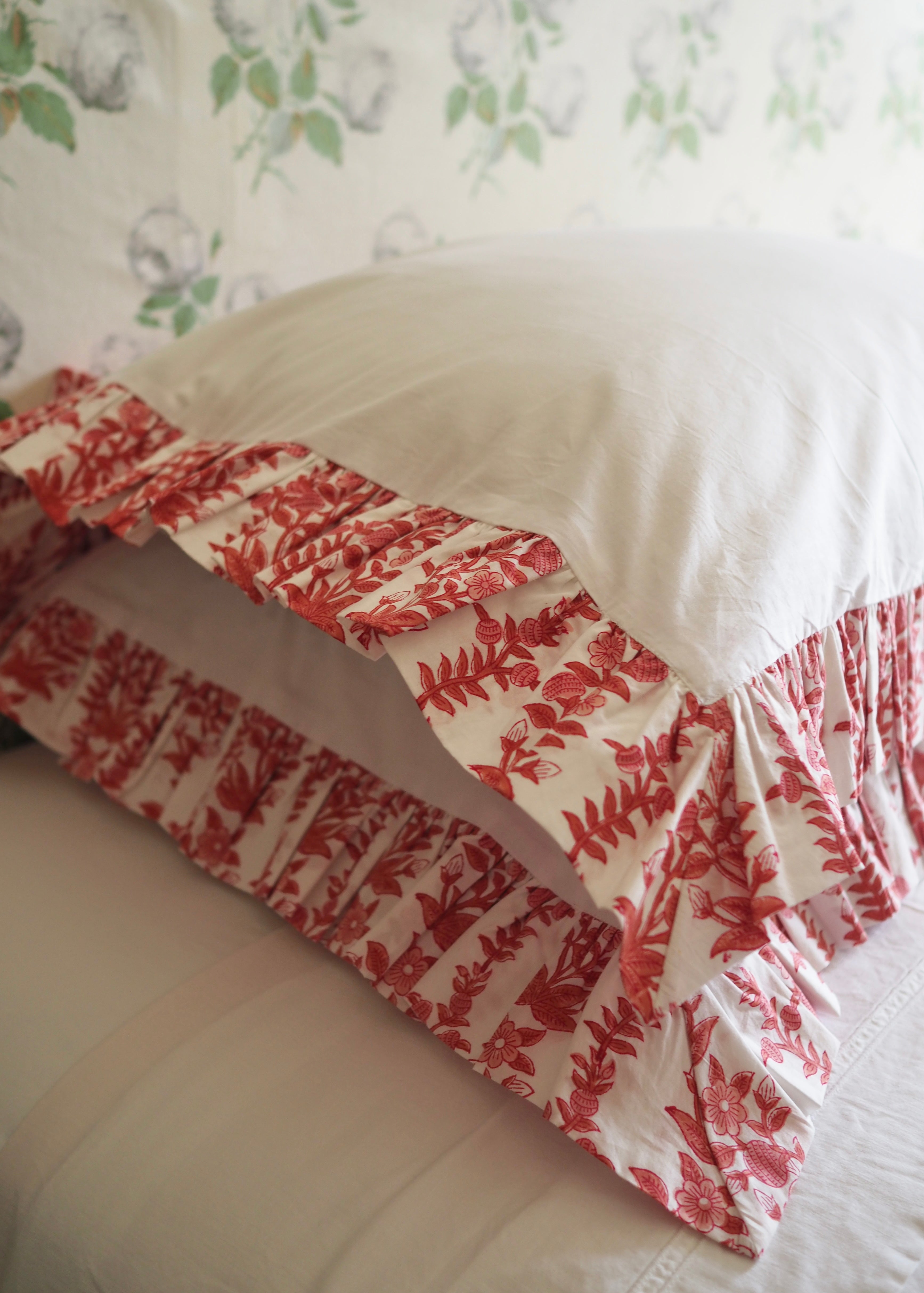 Terracotta Organic Cotton Poplin Pillowcase