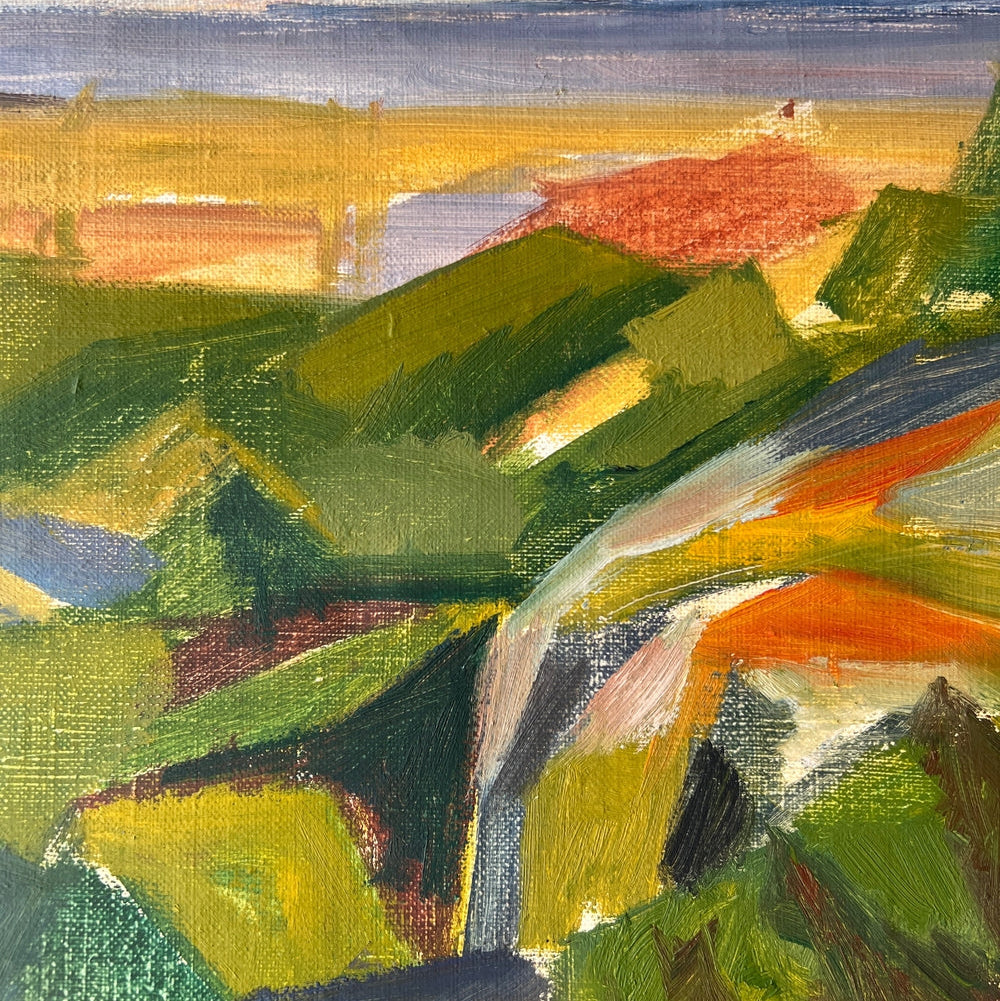 Fields of Colour Oil Painting by Herbert Valås